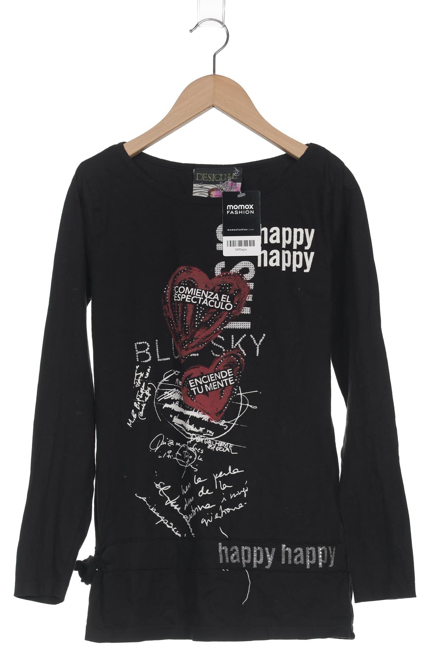 

Desigual Damen Langarmshirt, schwarz, Gr. 38