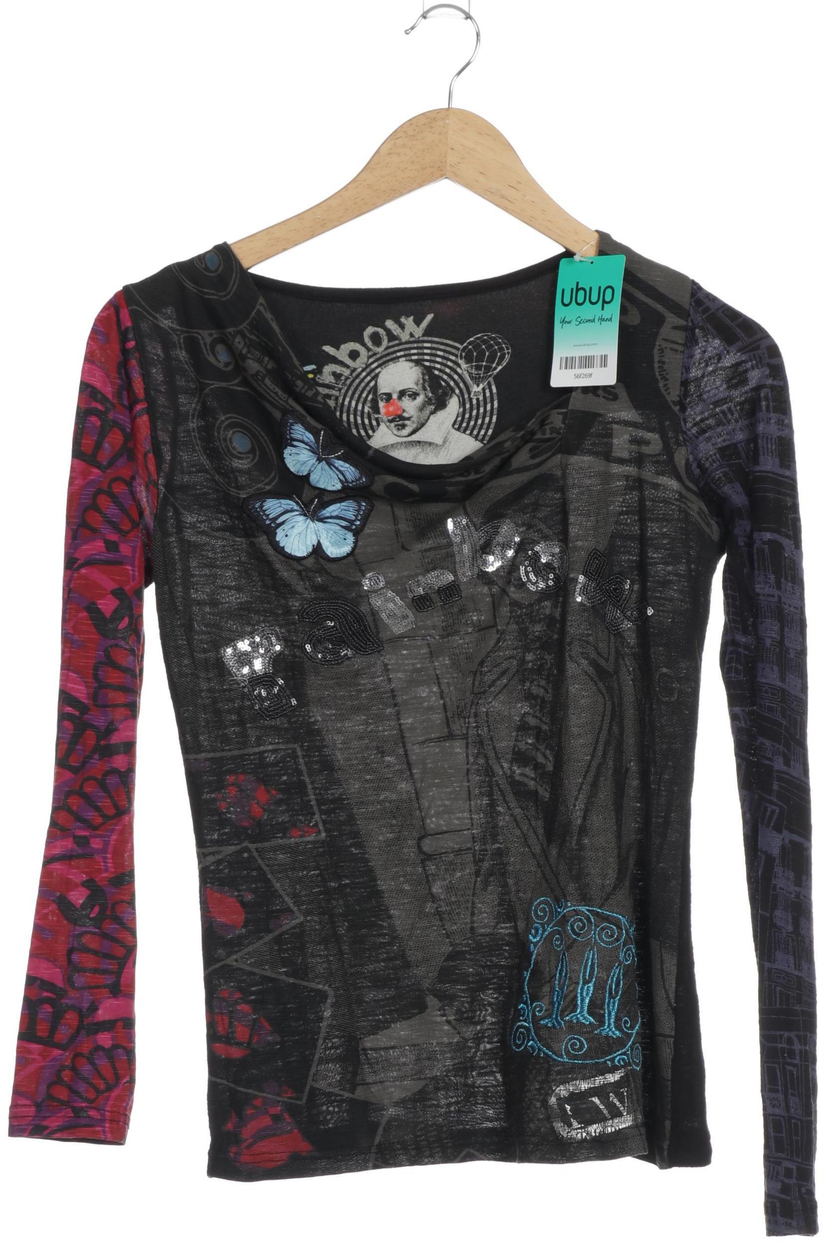 

Desigual Damen Langarmshirt, schwarz, Gr.