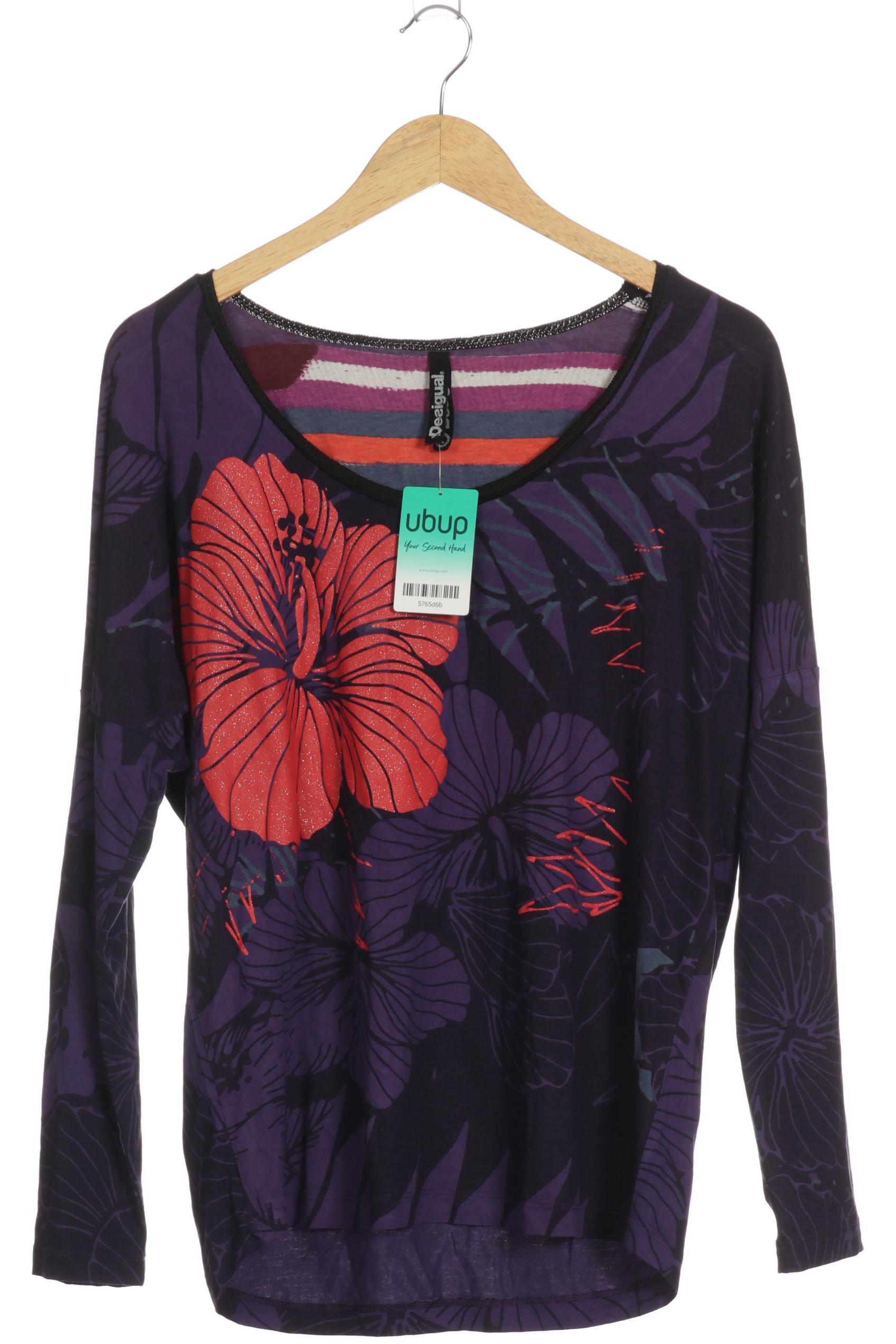 

Desigual Damen Langarmshirt, lila, Gr.