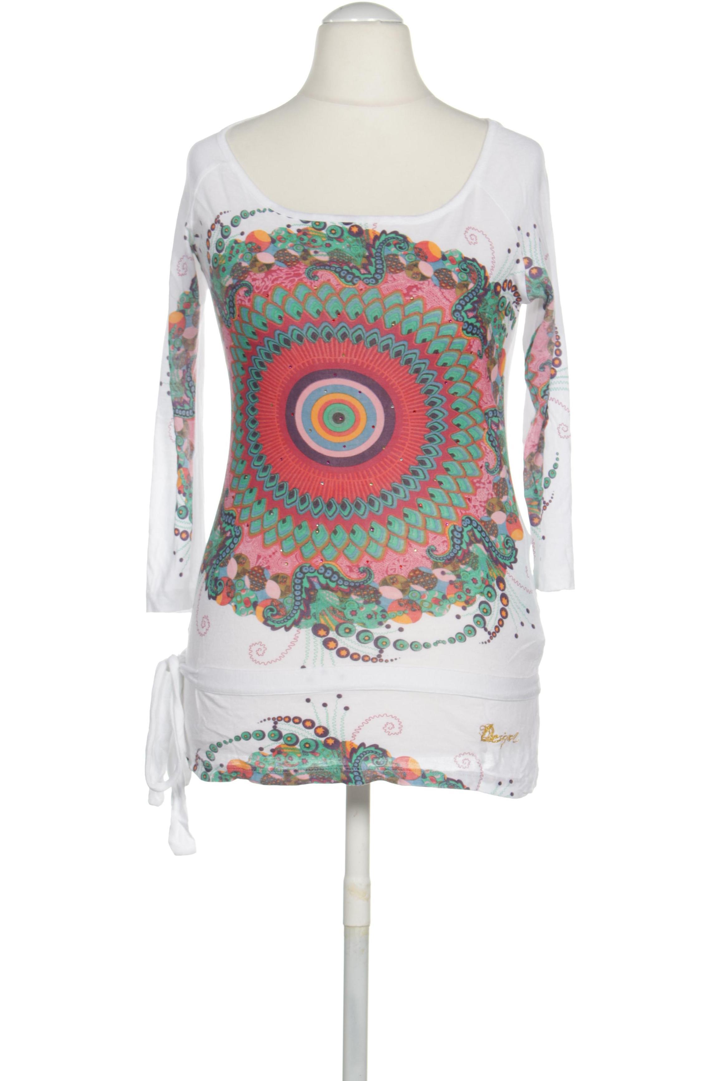 

Desigual Damen Langarmshirt, weiß, Gr.