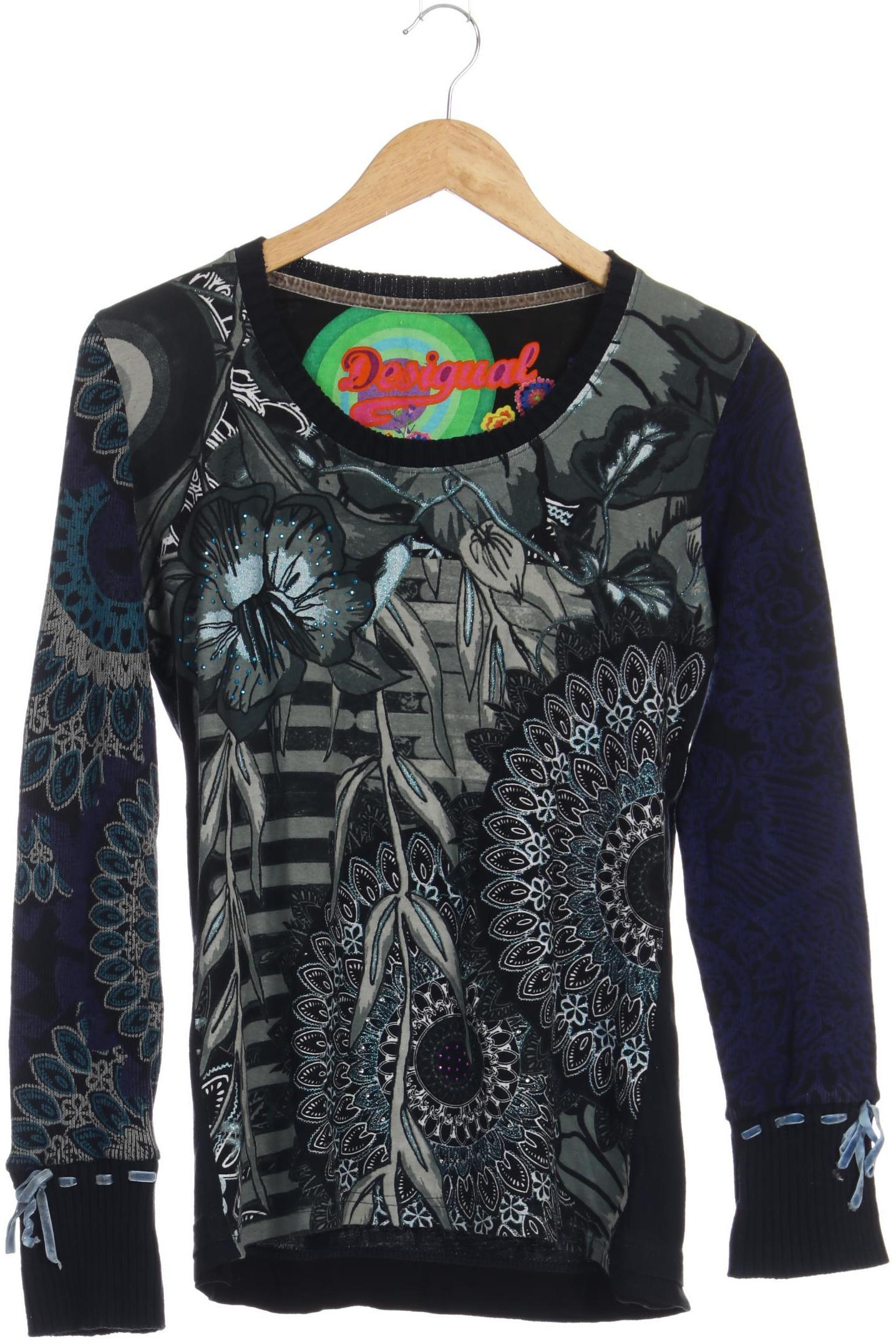 

Desigual Damen Langarmshirt, blau, Gr.
