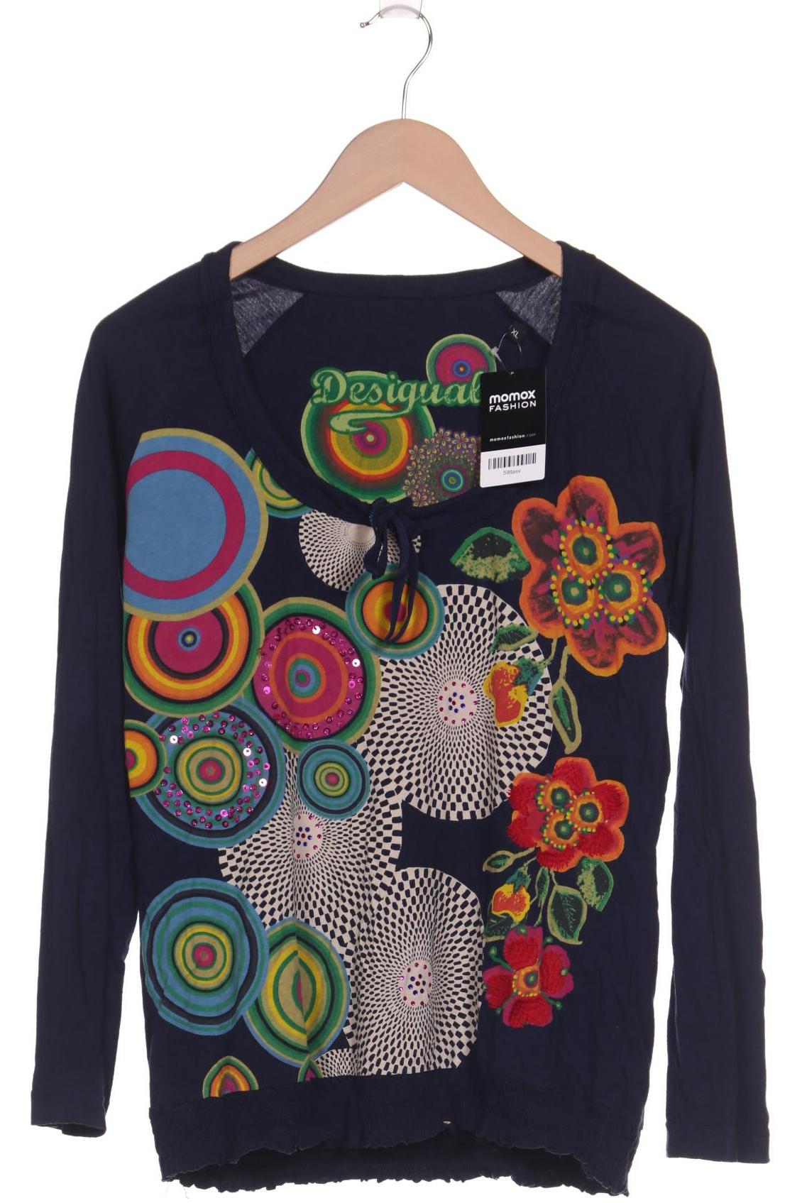 

Desigual Damen Langarmshirt, marineblau, Gr. 44