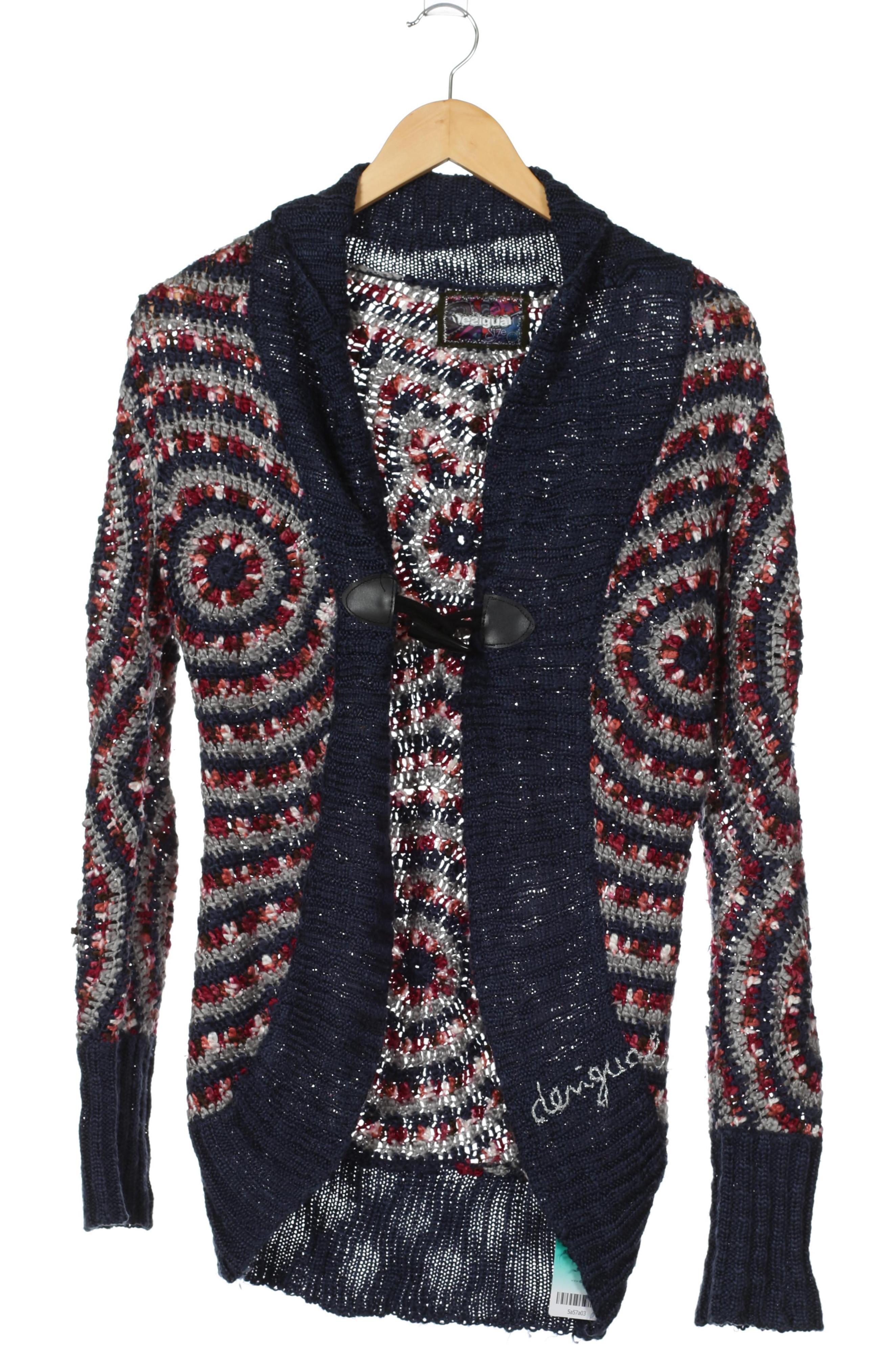 

Desigual Damen Strickjacke, blau, Gr.