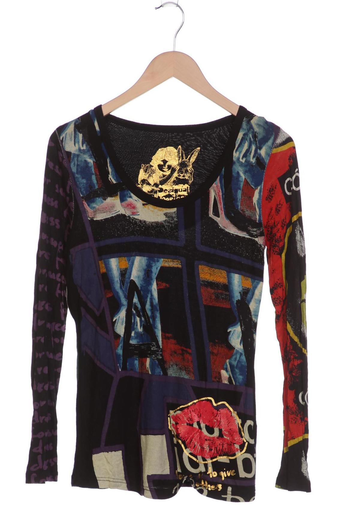 

Desigual Damen Langarmshirt, mehrfarbig, Gr. 42