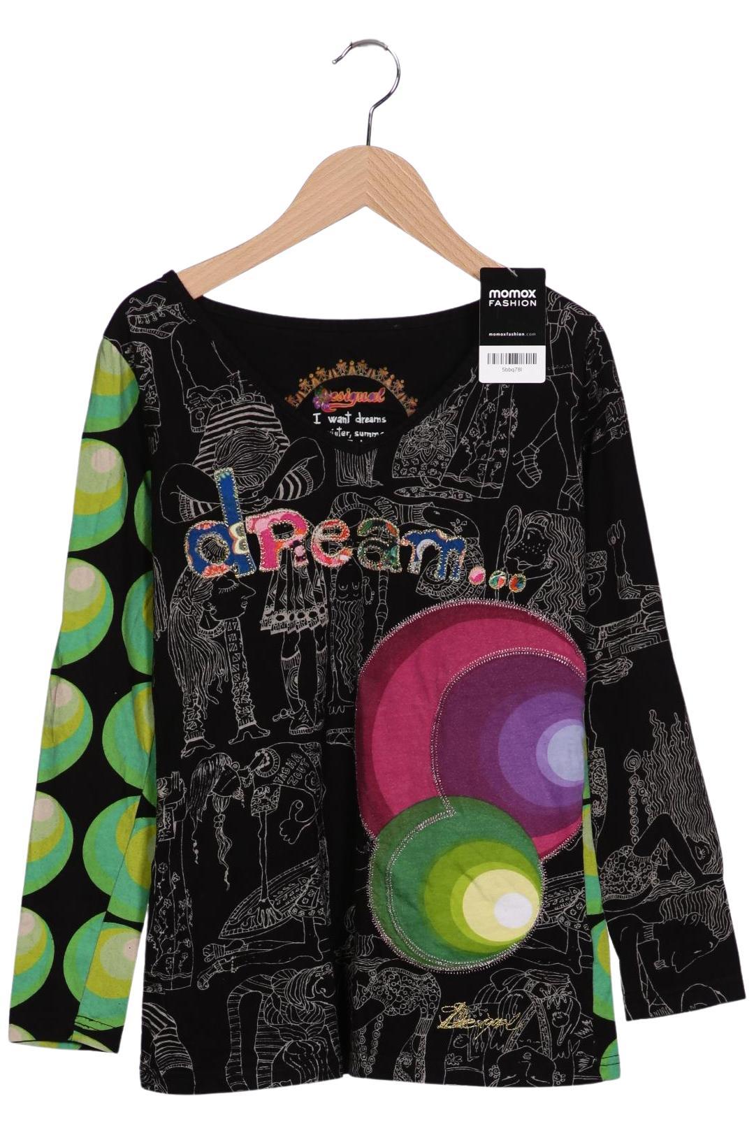 

Desigual Damen Langarmshirt, schwarz, Gr. 38