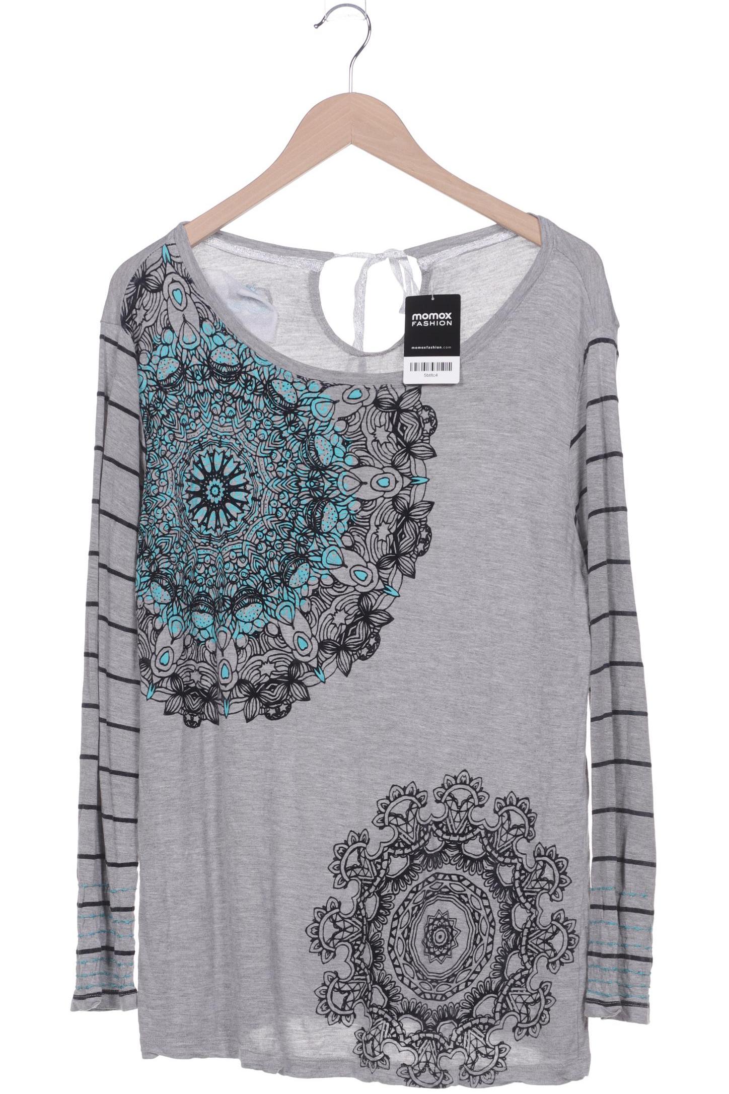 

Desigual Damen Langarmshirt, grau, Gr. 44
