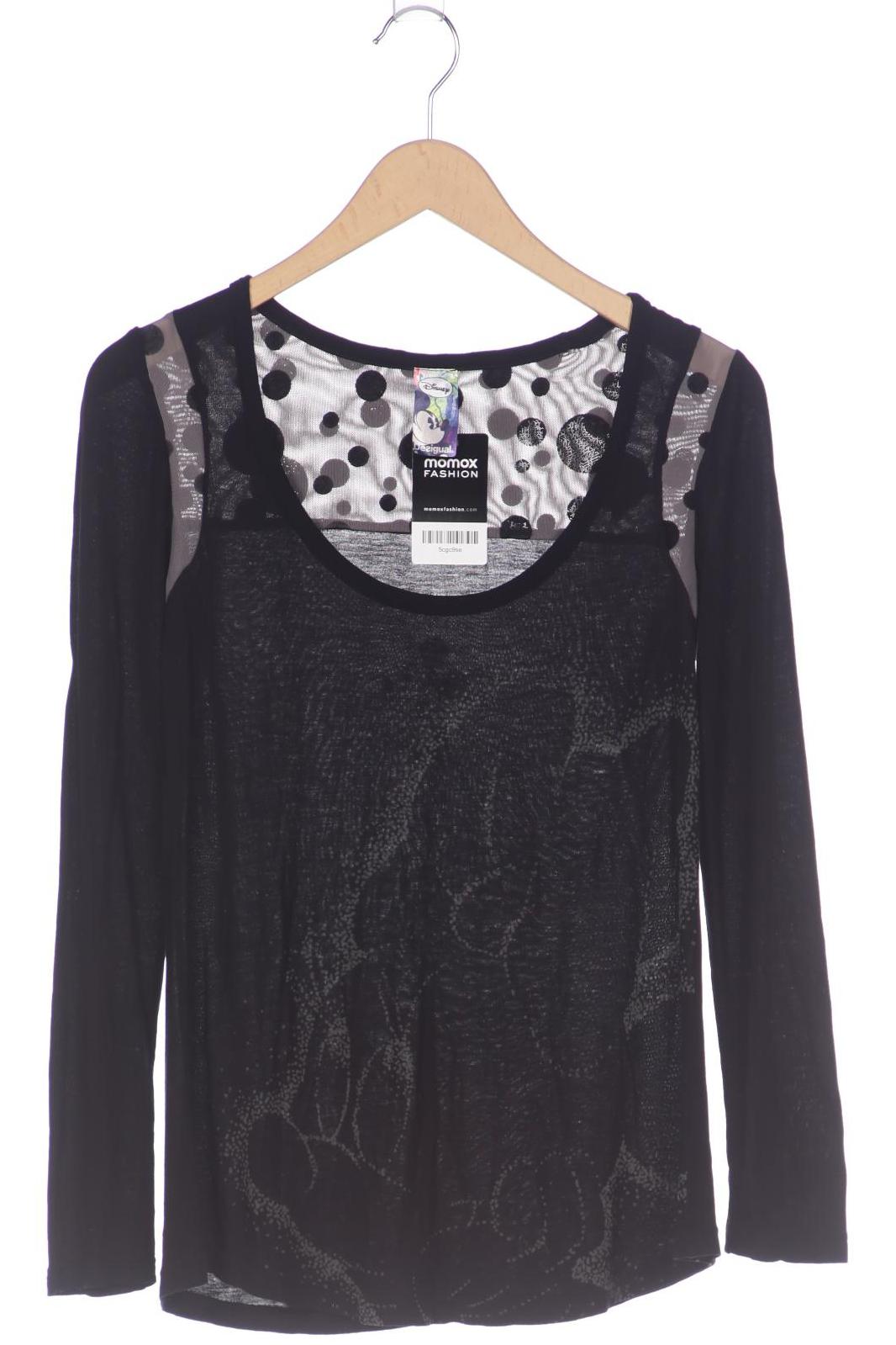 

Desigual Damen Langarmshirt, schwarz, Gr. 38
