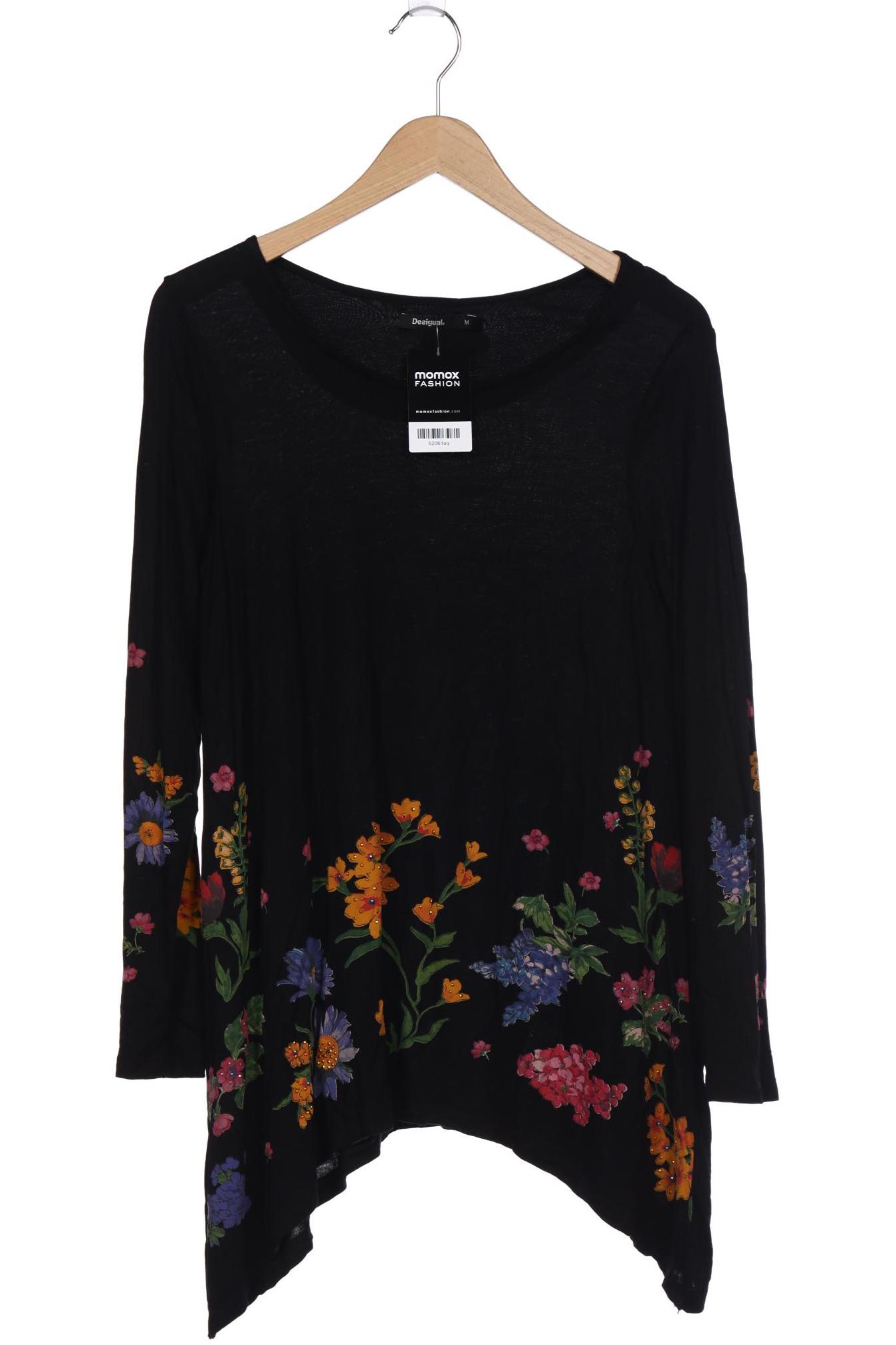 

Desigual Damen Langarmshirt, schwarz, Gr. 38