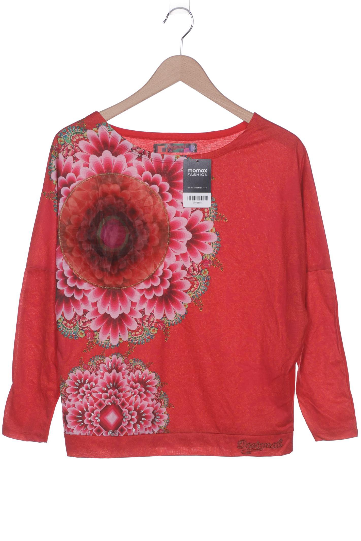 

Desigual Damen Langarmshirt, rot, Gr. 38
