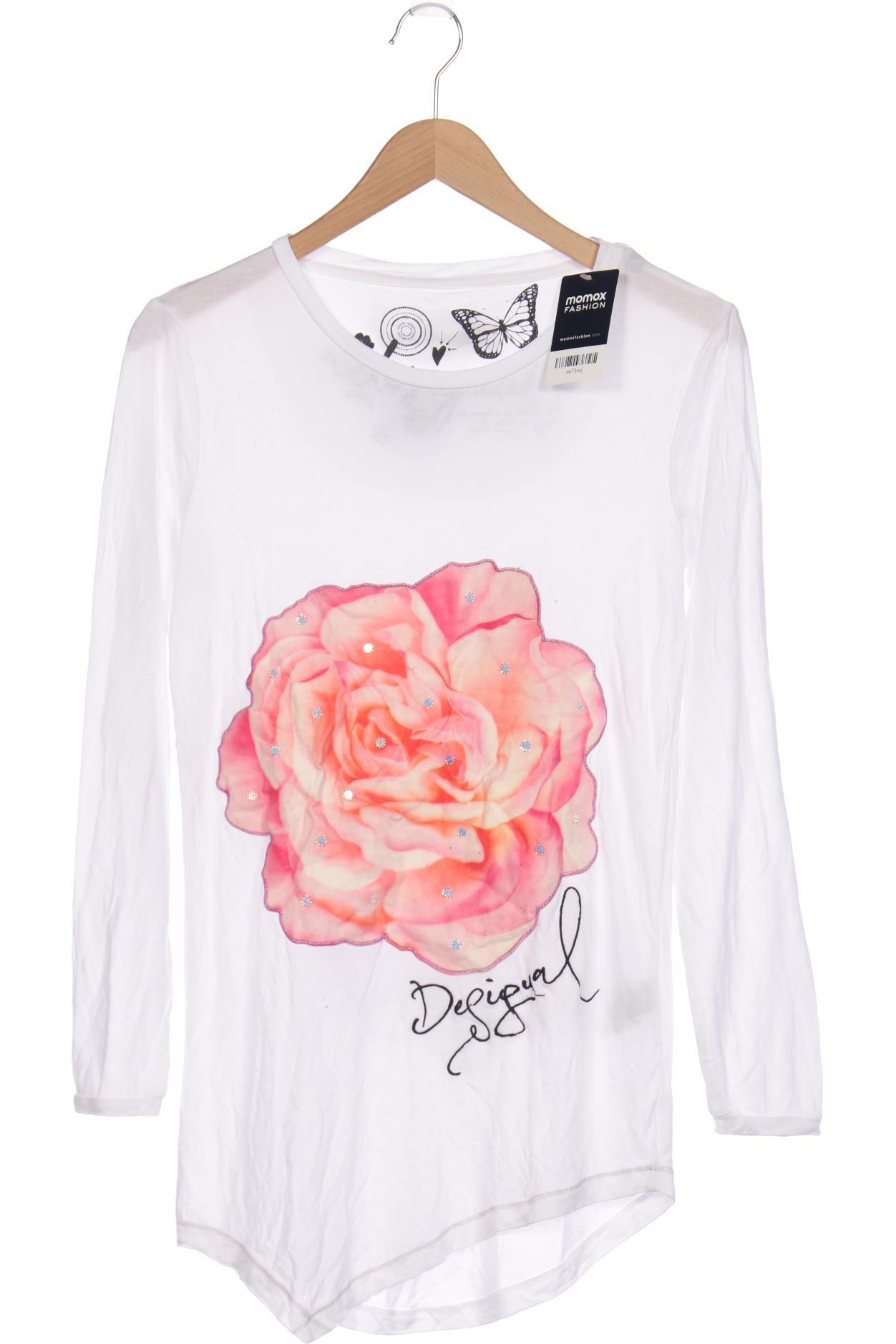 

Desigual Damen Langarmshirt, weiß, Gr. 42