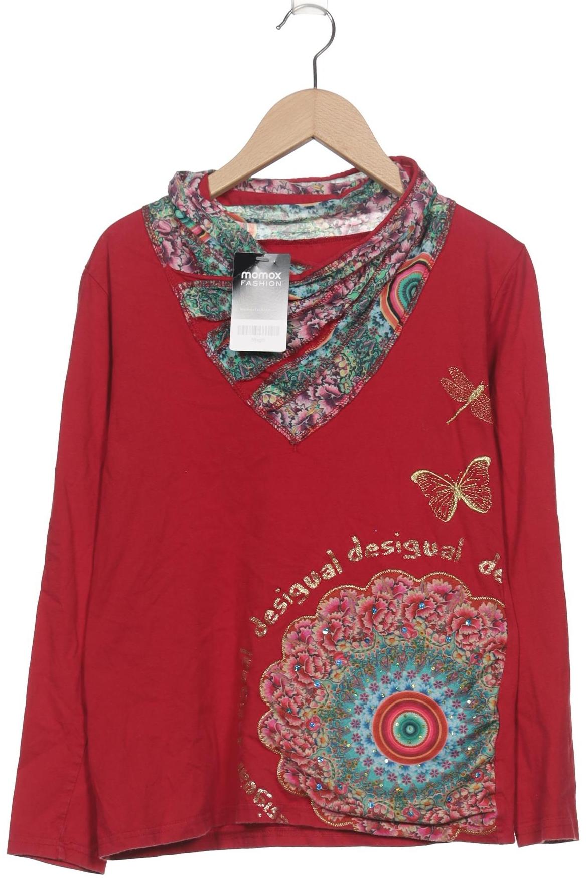 

Desigual Damen Langarmshirt, rot, Gr. 38