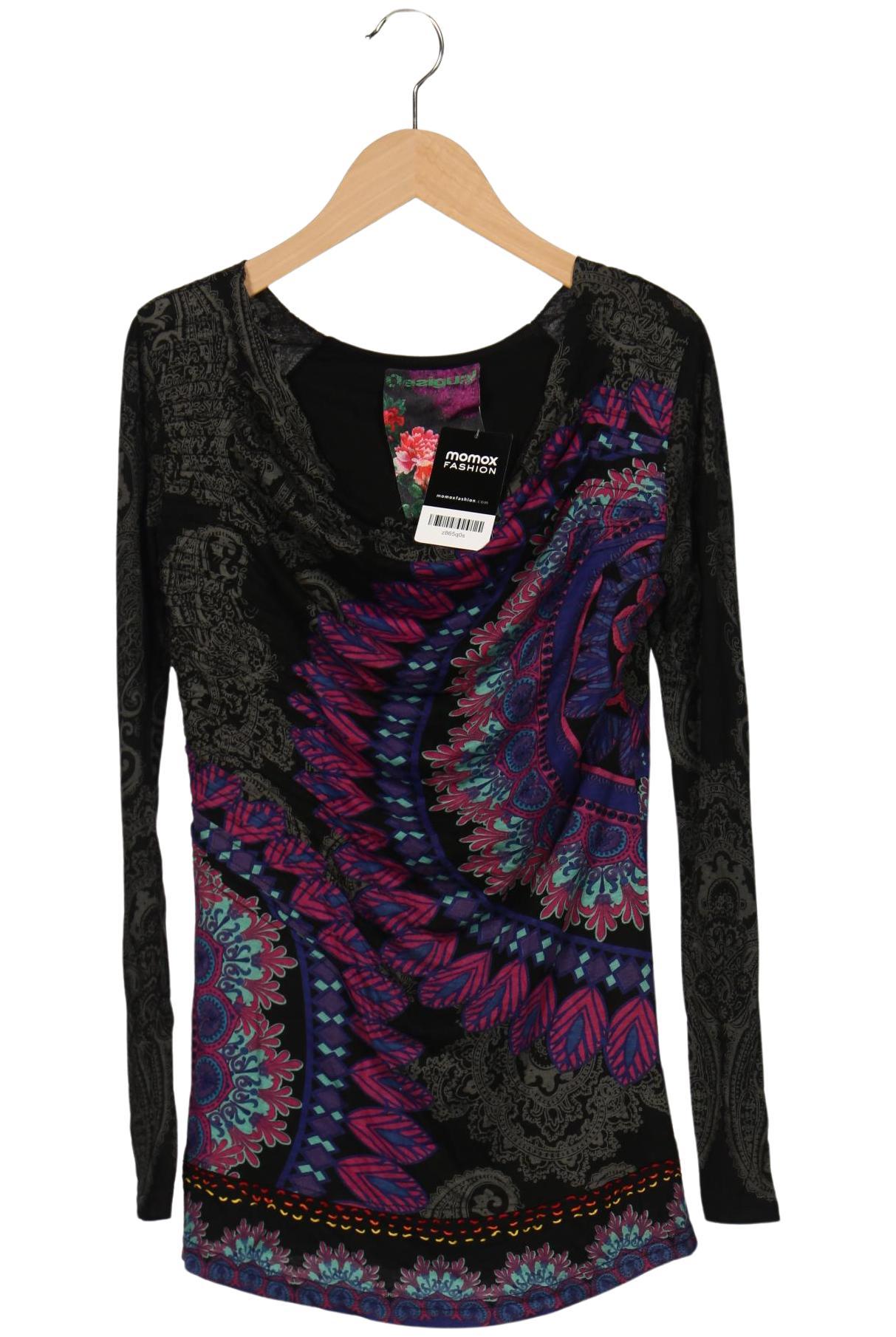 

Desigual Damen Langarmshirt, mehrfarbig, Gr. 38