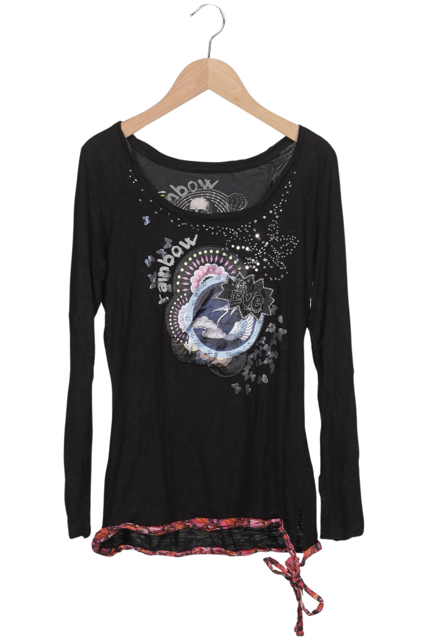 

Desigual Damen Langarmshirt, schwarz, Gr. 42