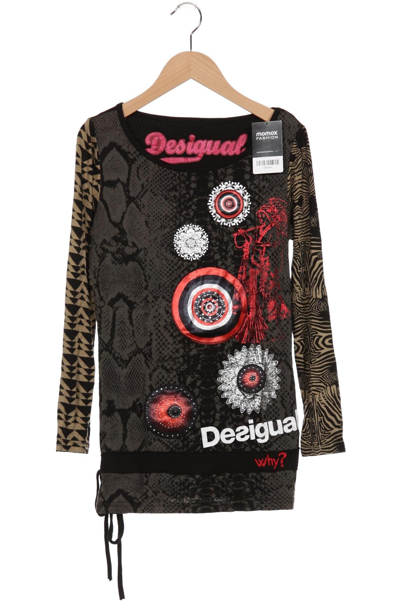 

Desigual Damen Langarmshirt, mehrfarbig, Gr. 36