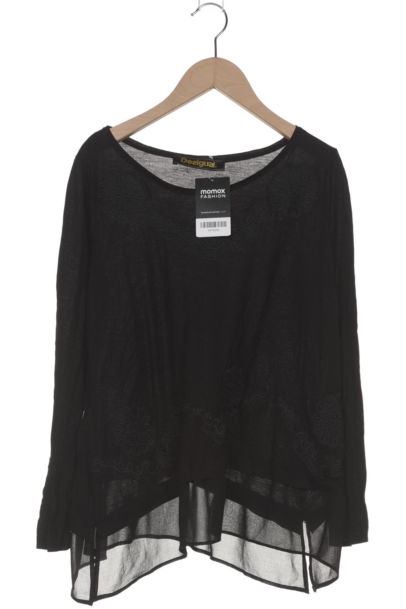

Desigual Damen Langarmshirt, schwarz, Gr. 42