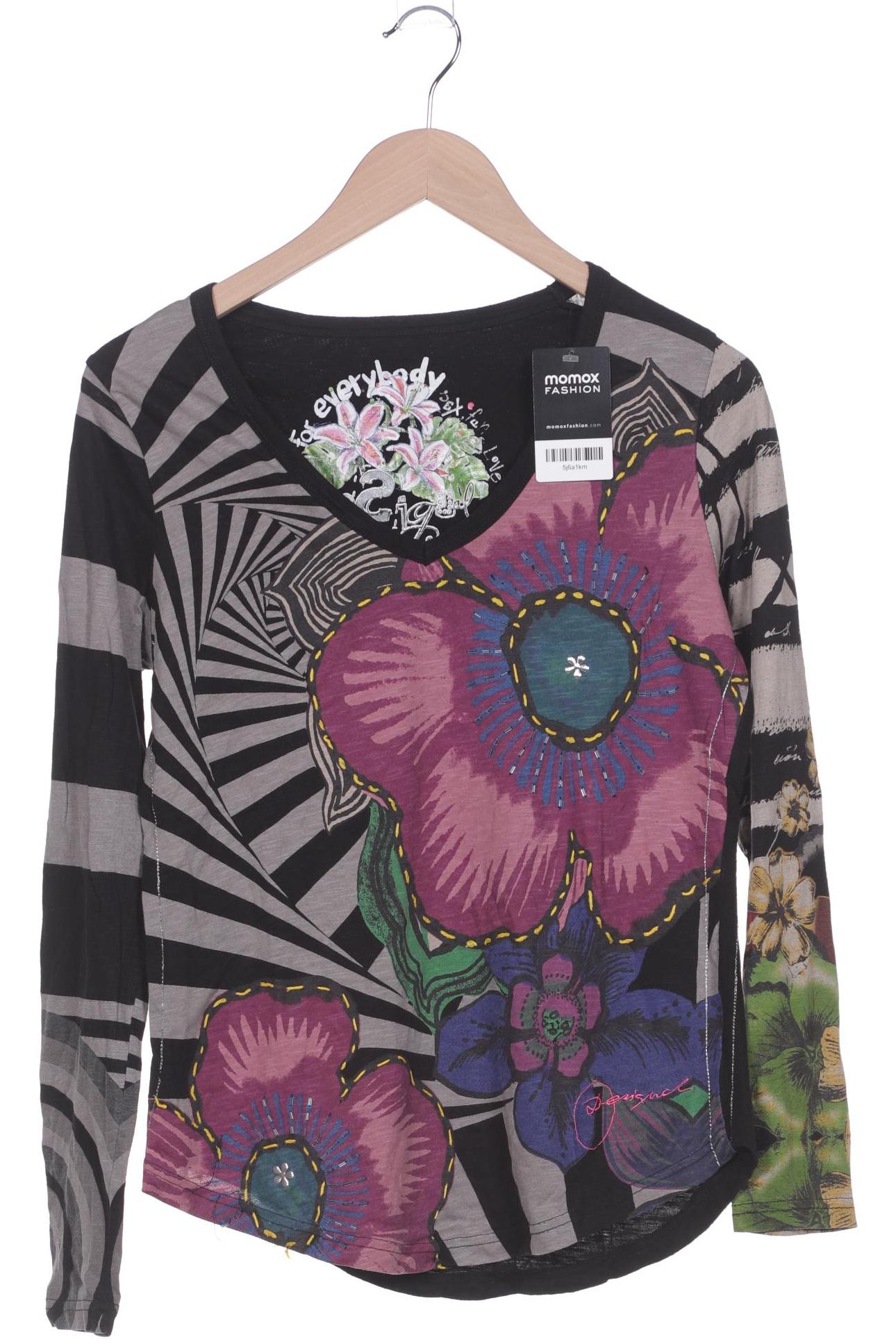 

Desigual Damen Langarmshirt, schwarz, Gr. 42