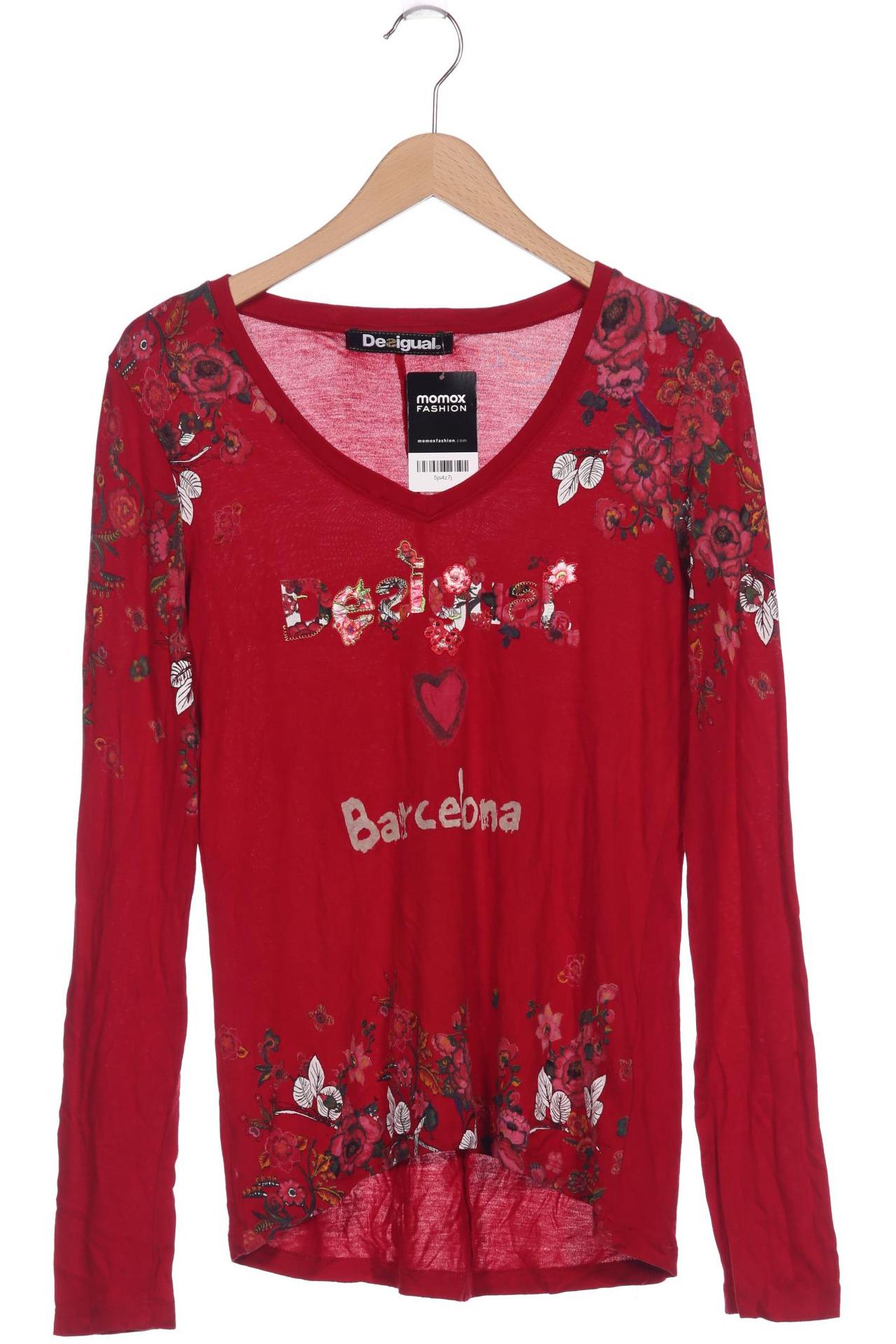 

Desigual Damen Langarmshirt, rot, Gr. 42