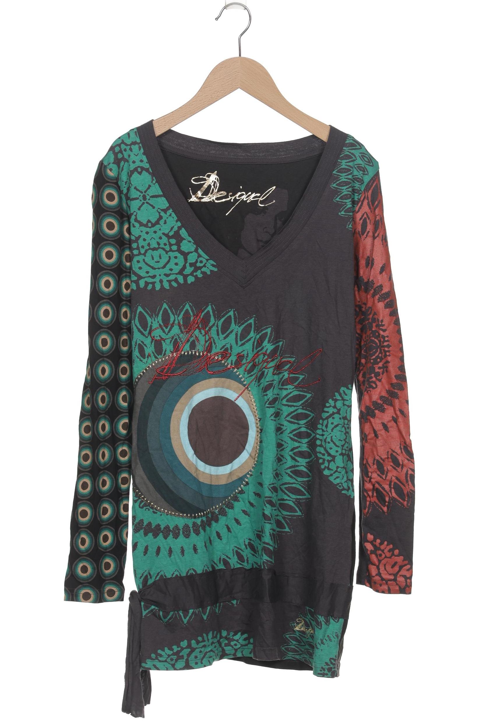 

Desigual Damen Langarmshirt, grau, Gr. 42