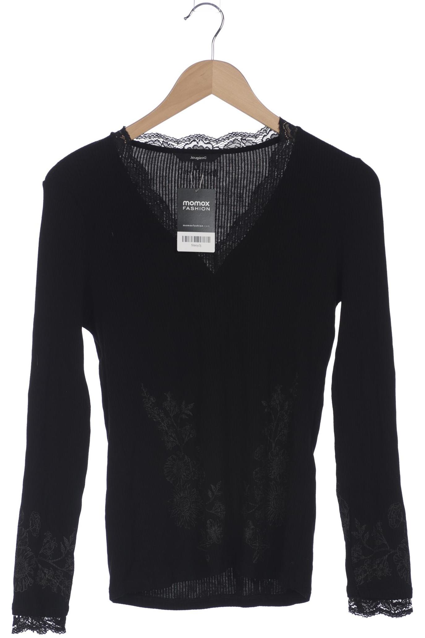 

Desigual Damen Langarmshirt, schwarz, Gr. 42