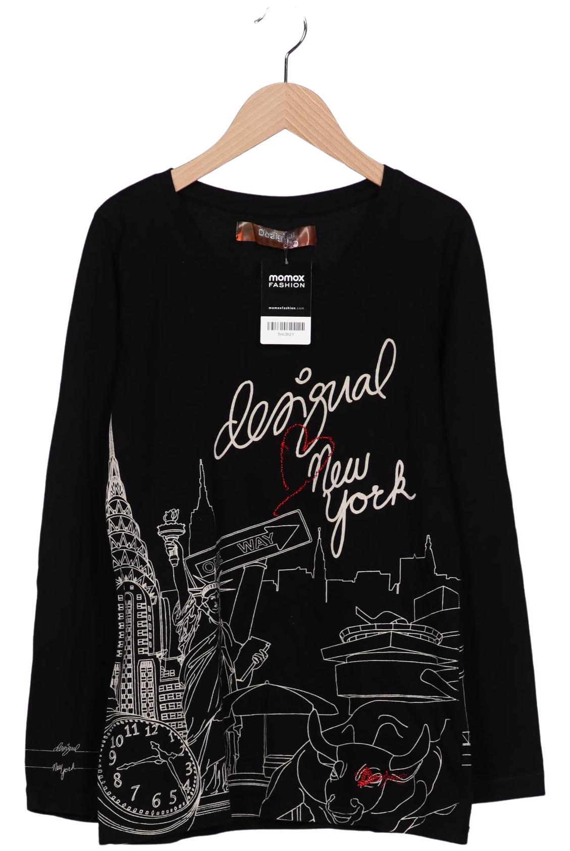 

Desigual Damen Langarmshirt, schwarz, Gr. 42