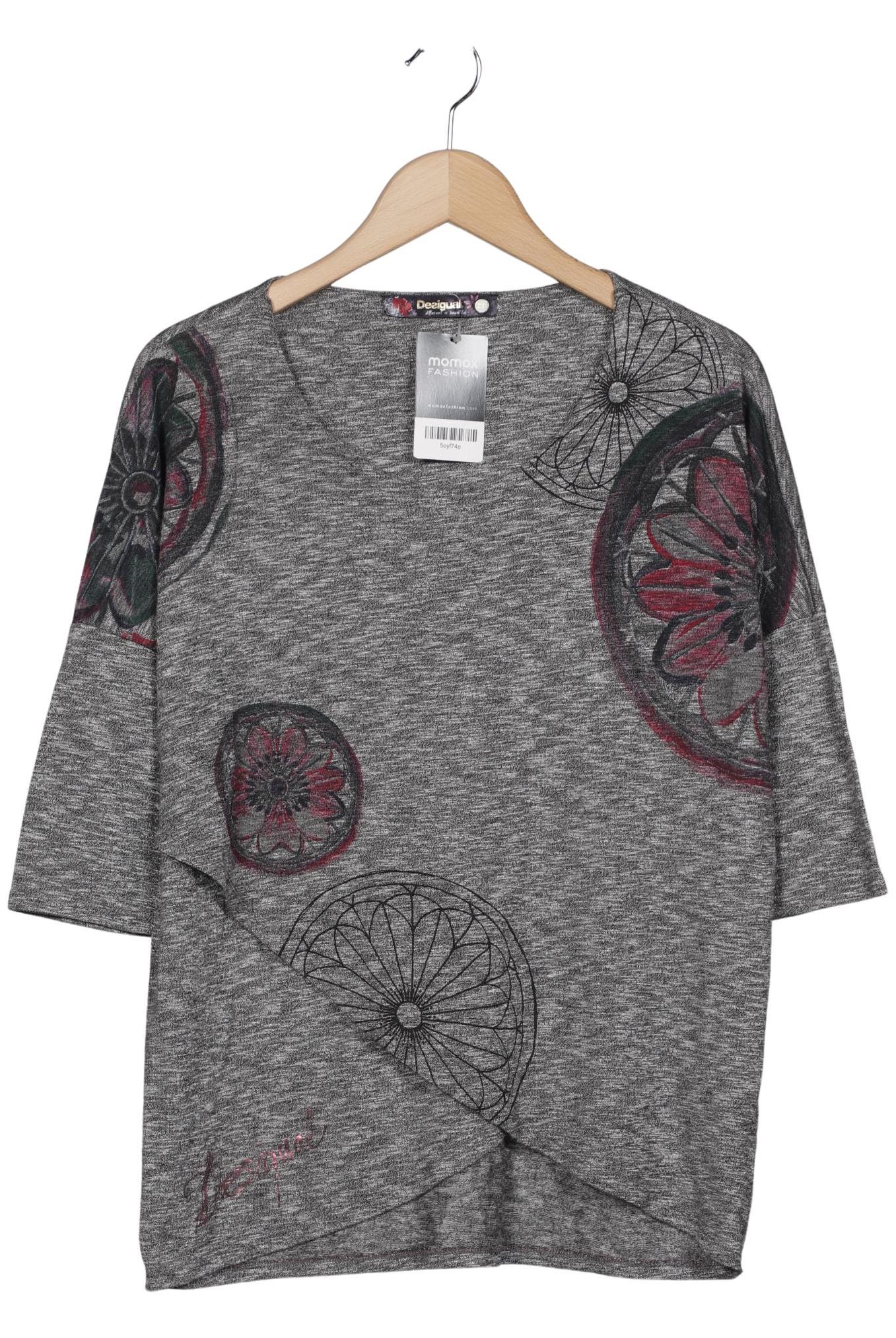 

Desigual Damen Langarmshirt, grau, Gr. 44