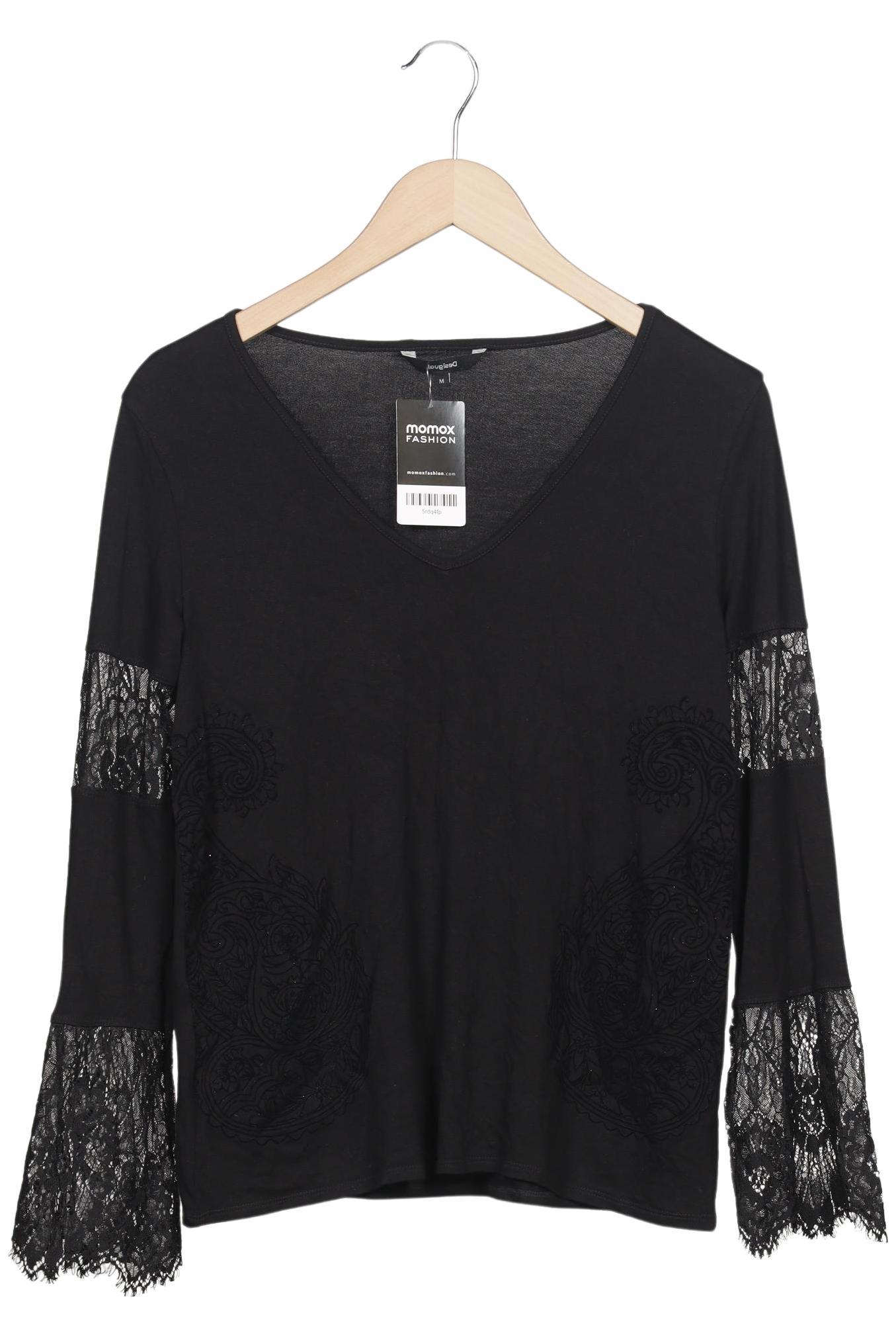 

Desigual Damen Langarmshirt, schwarz, Gr. 38