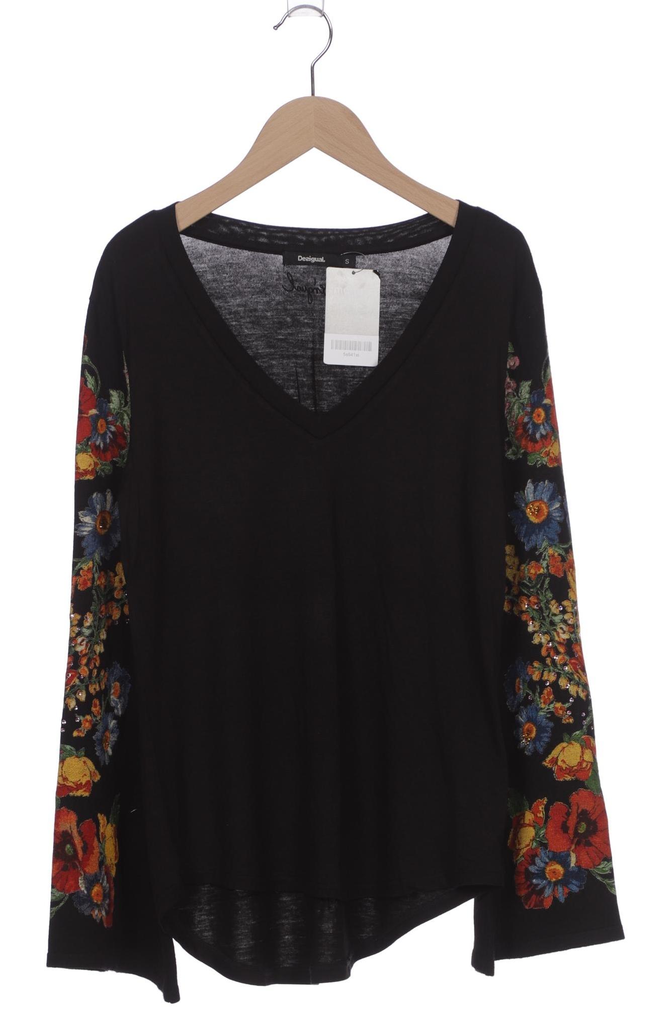 

Desigual Damen Langarmshirt, schwarz, Gr. 36
