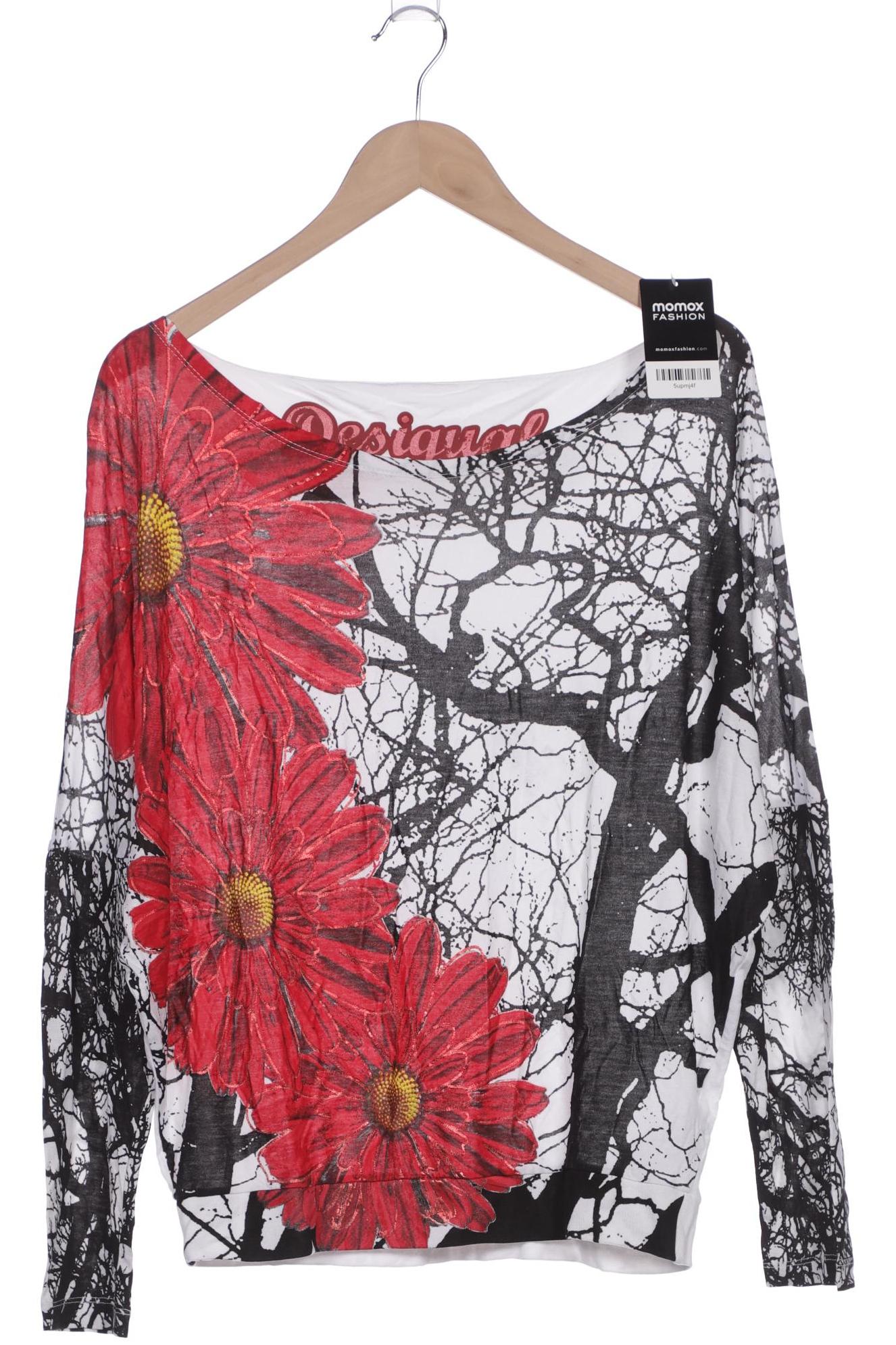 

Desigual Damen Langarmshirt, weiß, Gr. 36