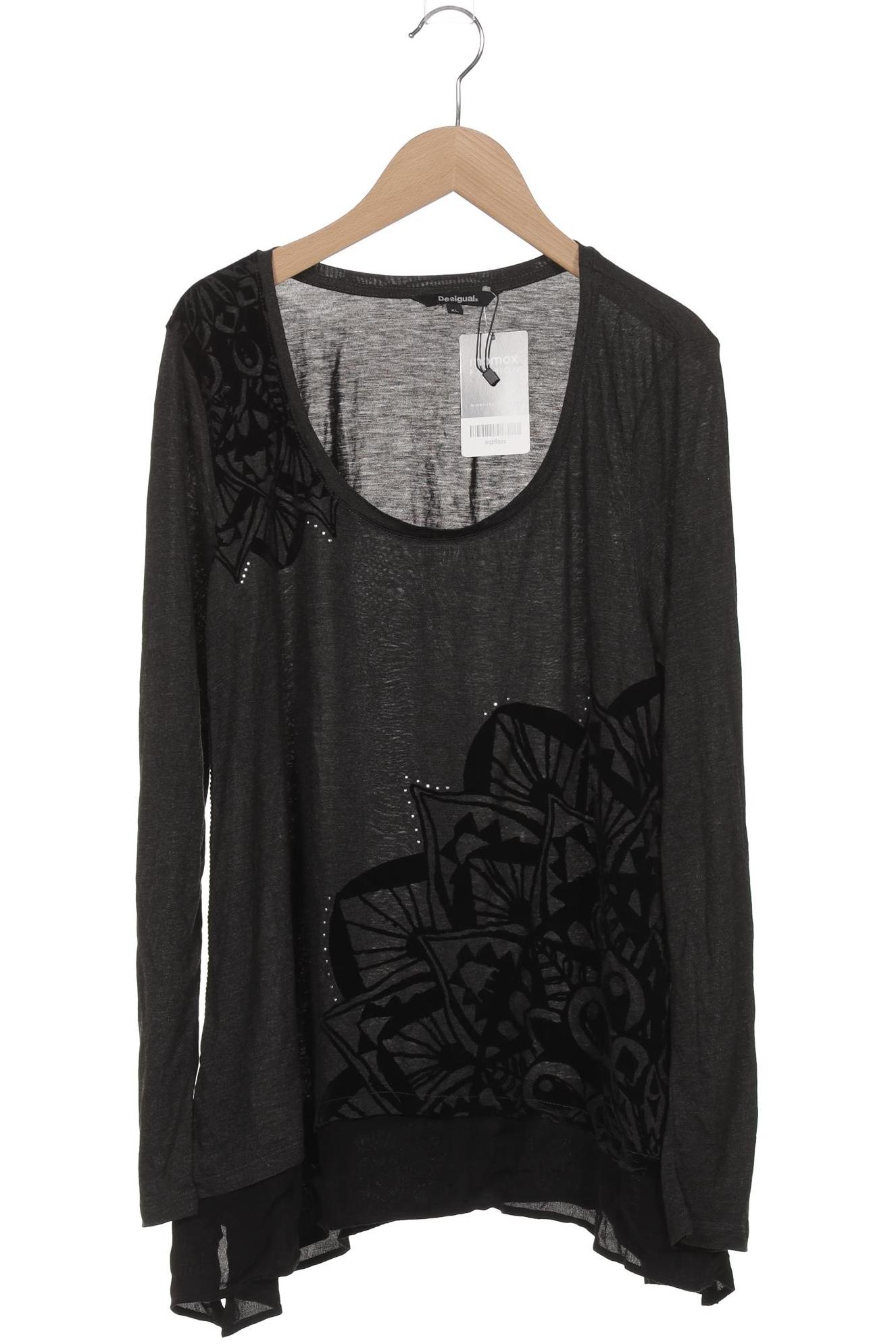 

Desigual Damen Langarmshirt, grau, Gr. 44