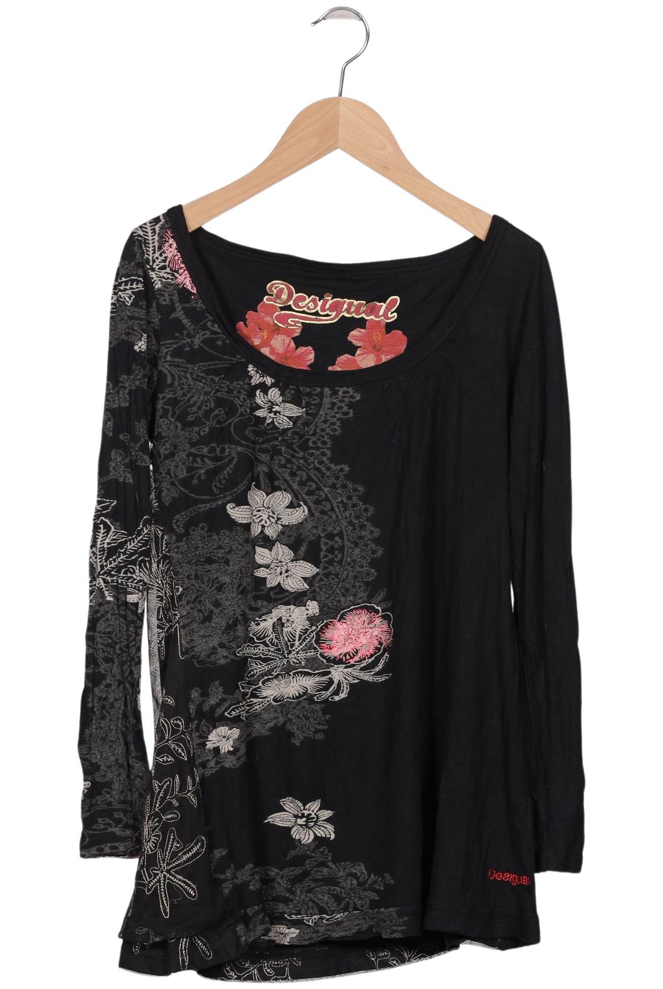 

Desigual Damen Langarmshirt, schwarz, Gr. 42
