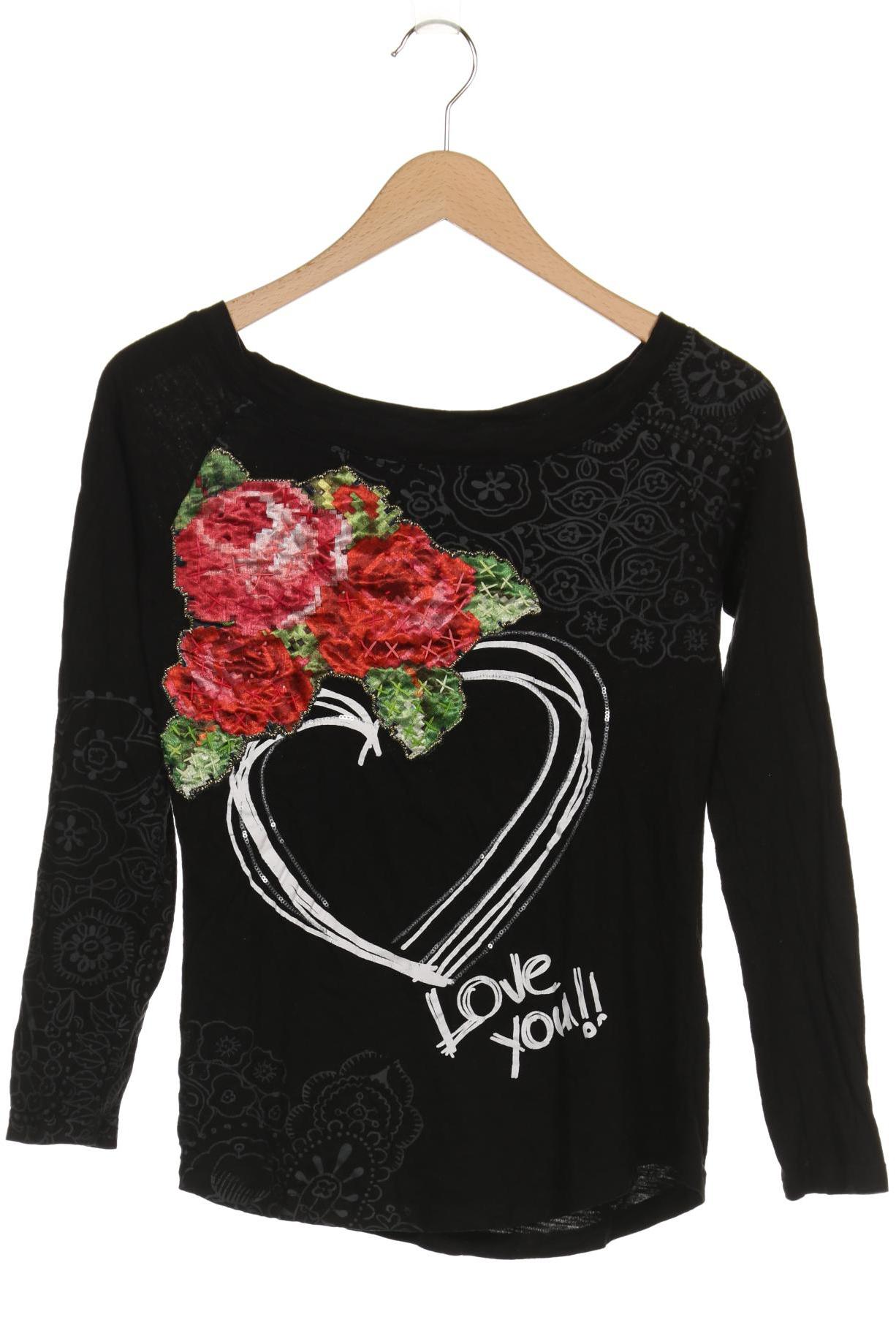 

Desigual Damen Langarmshirt, schwarz