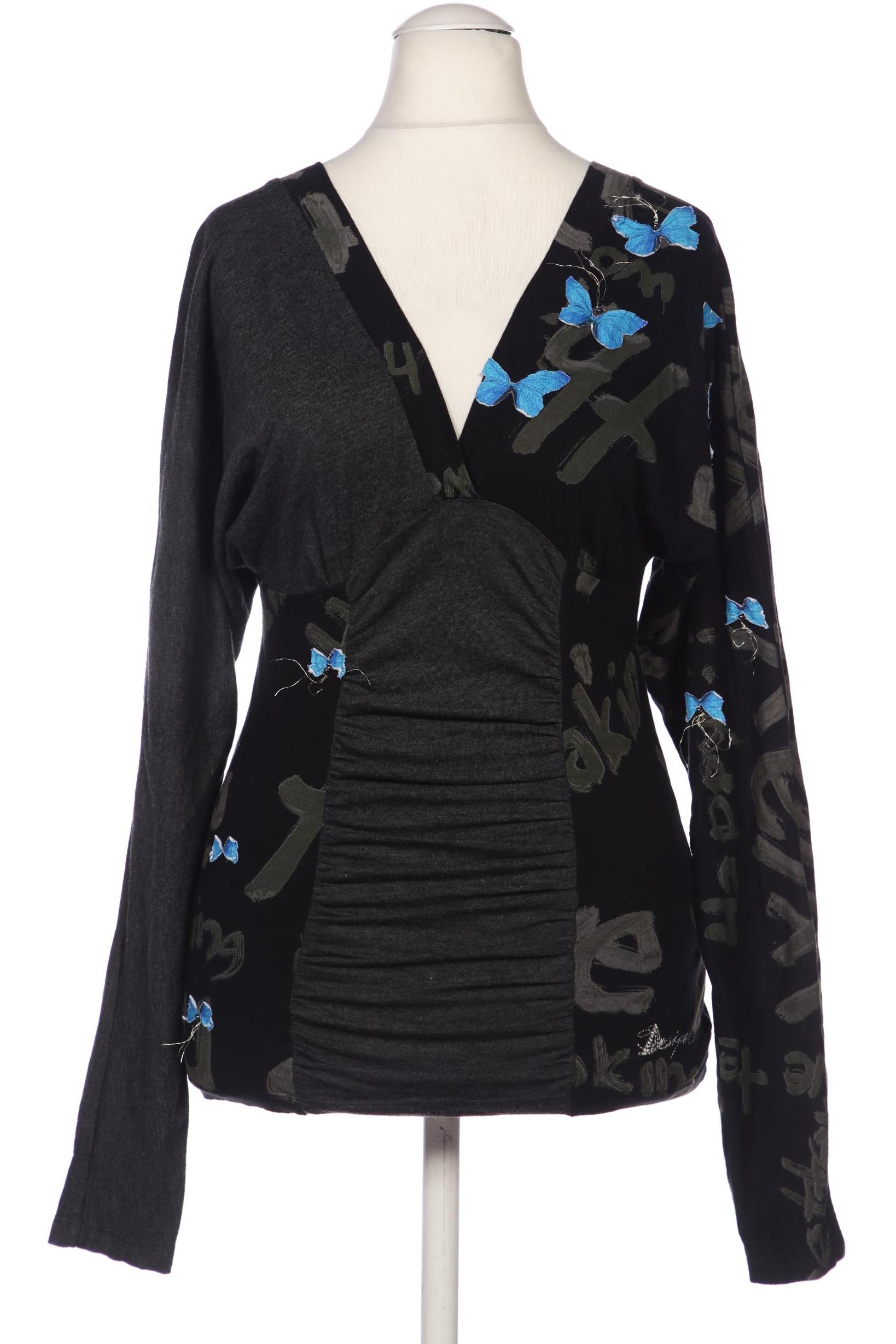 

Desigual Damen Langarmshirt, schwarz, Gr. 38