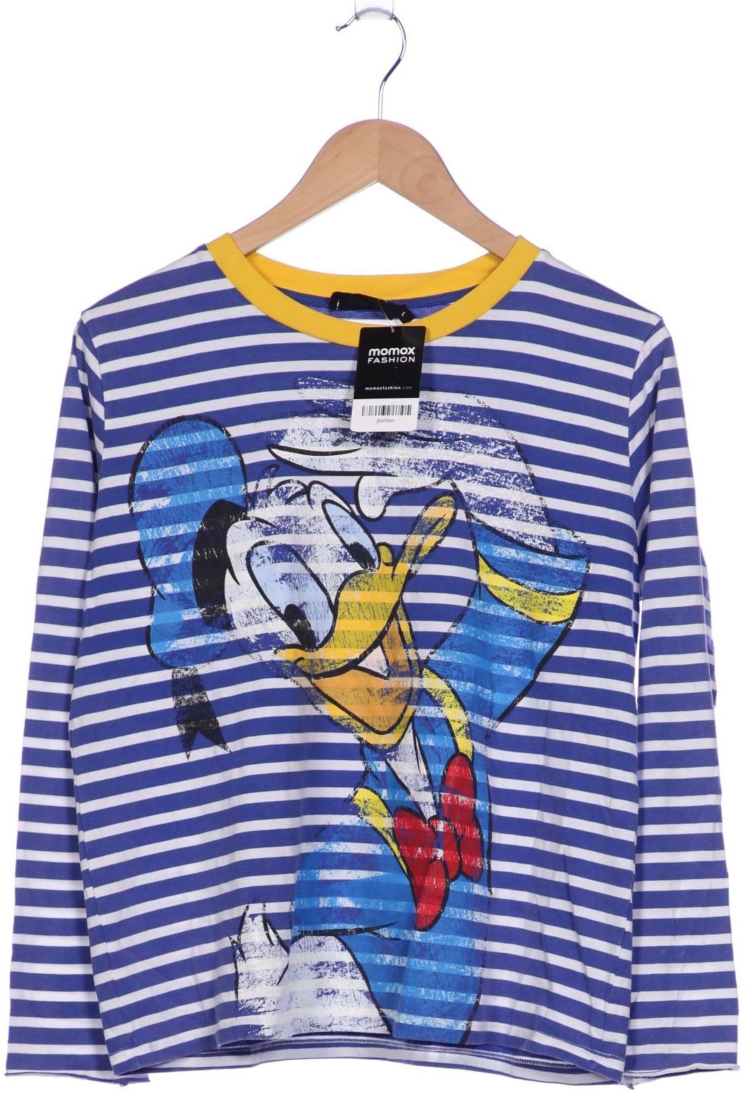 

Desigual Damen Langarmshirt, blau, Gr. 42