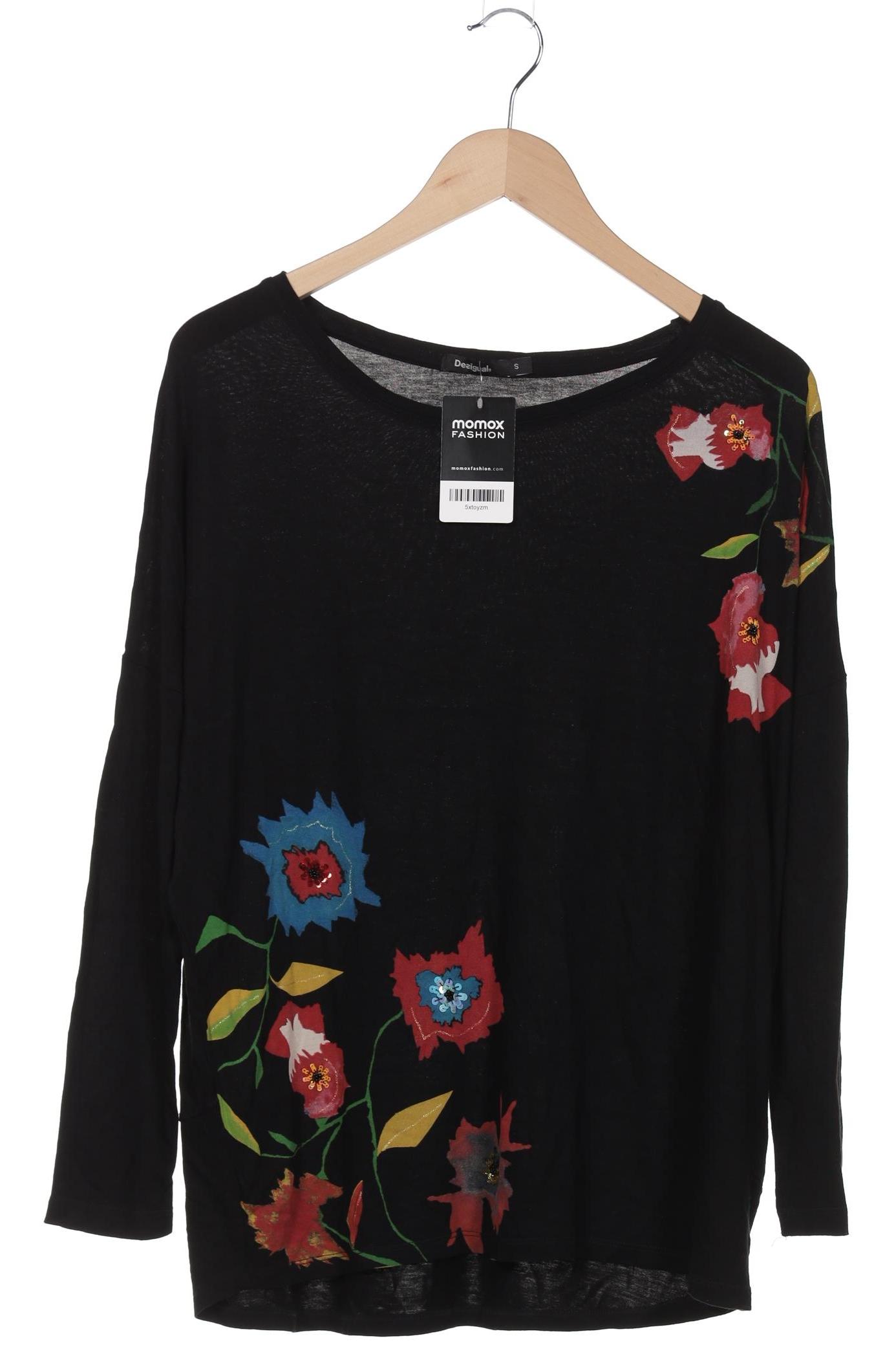 

Desigual Damen Langarmshirt, schwarz, Gr. 36
