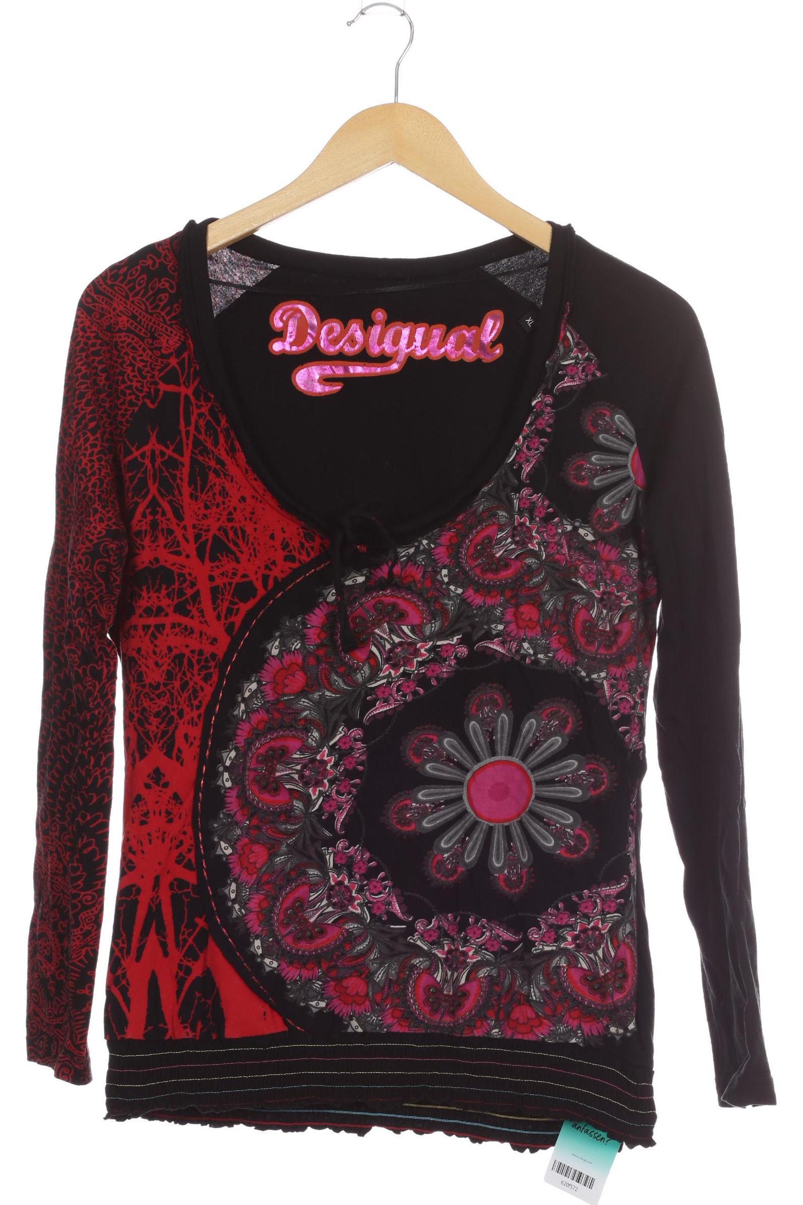 

Desigual Damen Langarmshirt, schwarz, Gr.