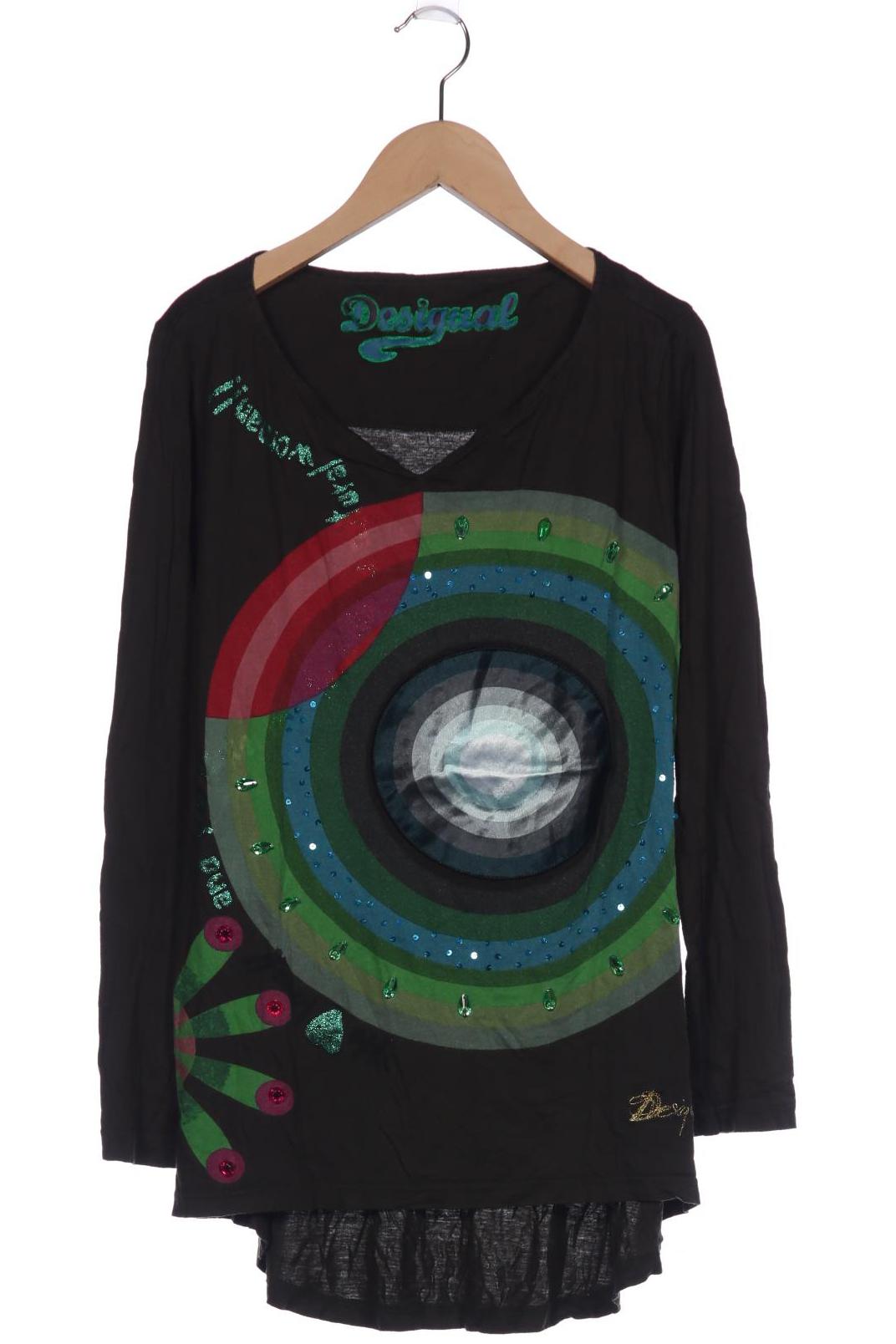 

Desigual Damen Langarmshirt, grün, Gr. 42