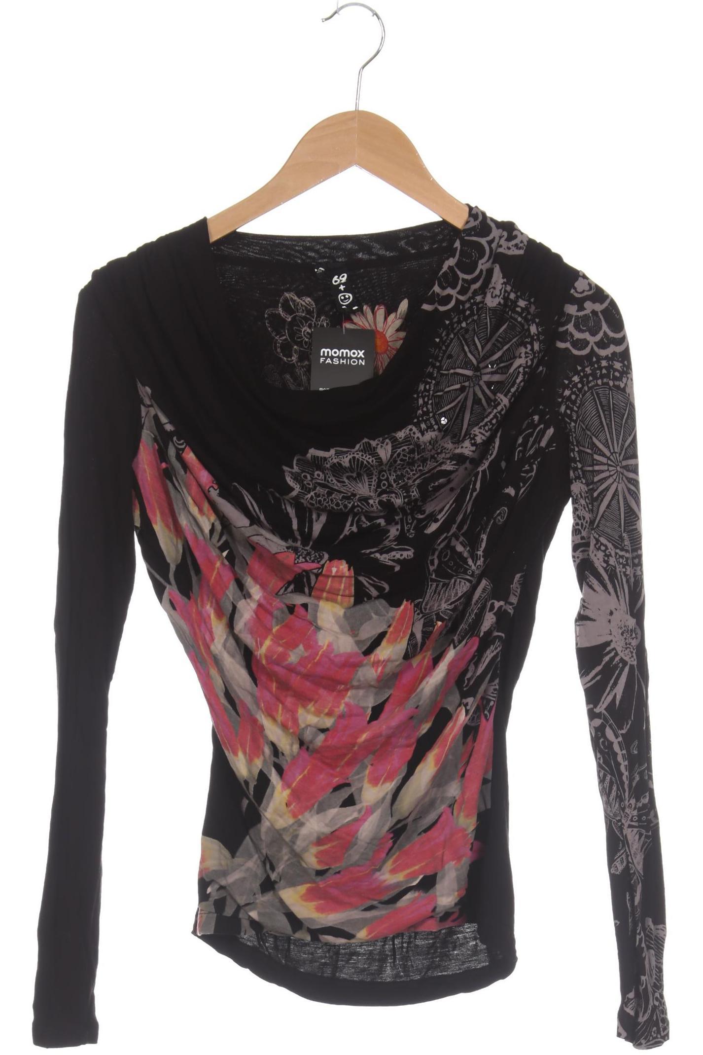 

Desigual Damen Langarmshirt, schwarz, Gr.