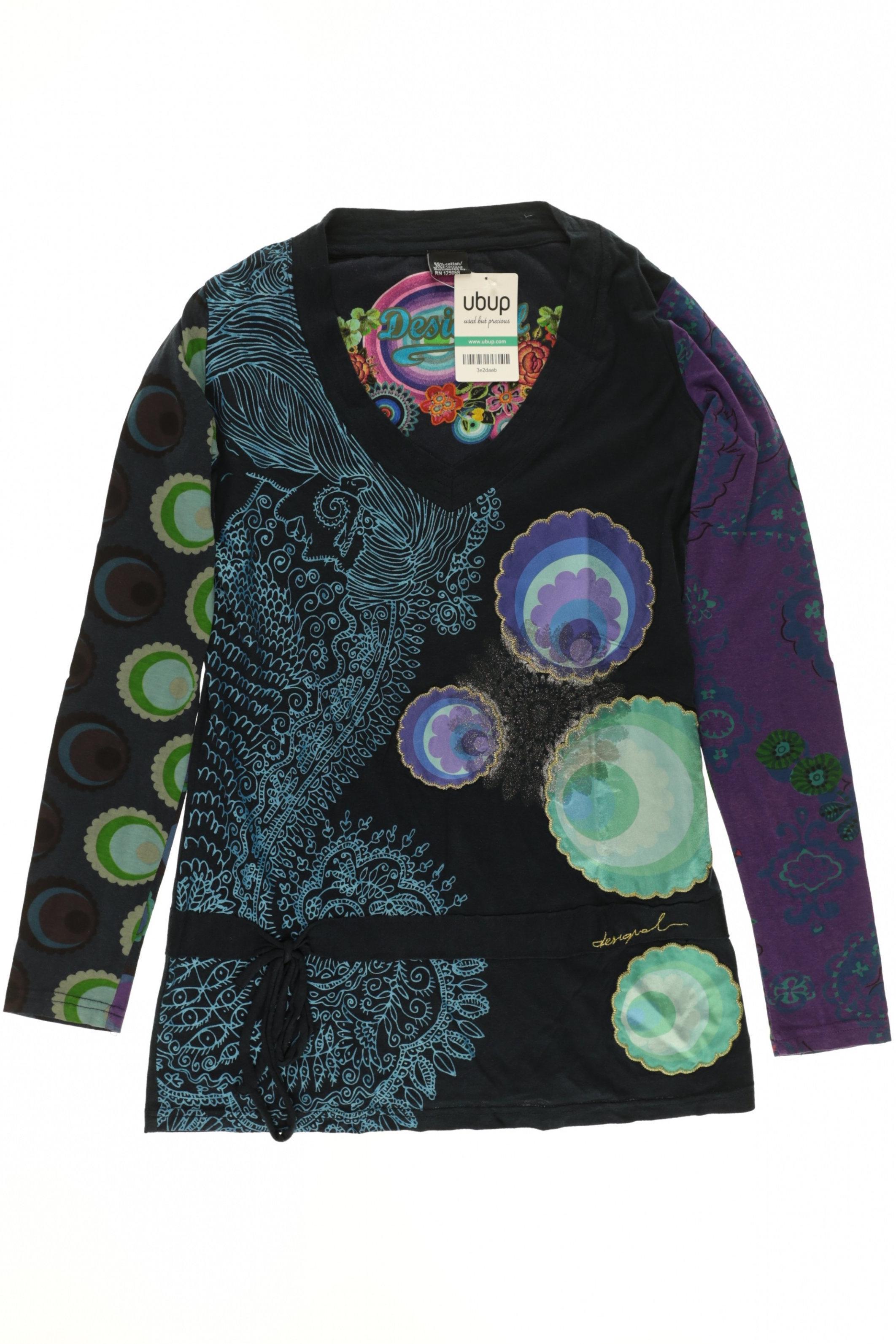 

Desigual Damen Langarmshirt, blau, Gr.