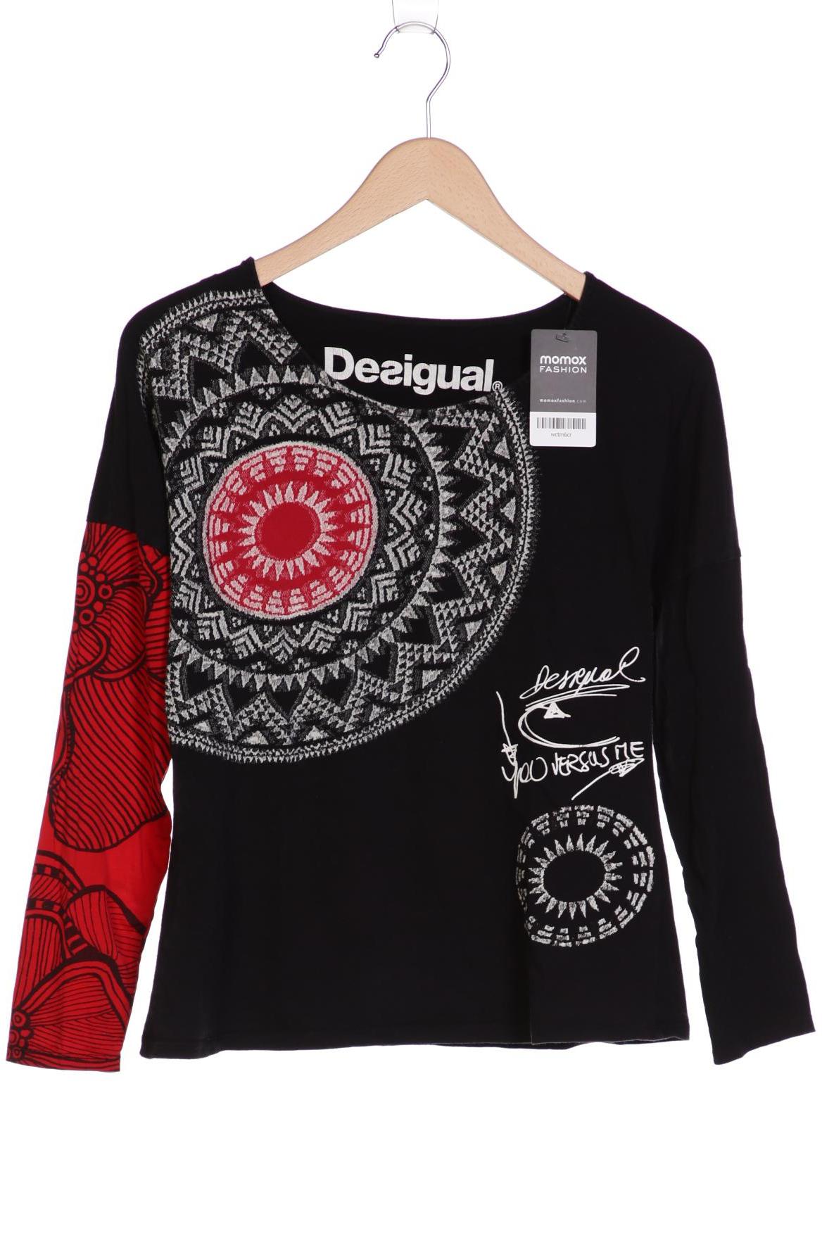 

Desigual Damen Langarmshirt, schwarz, Gr. 38