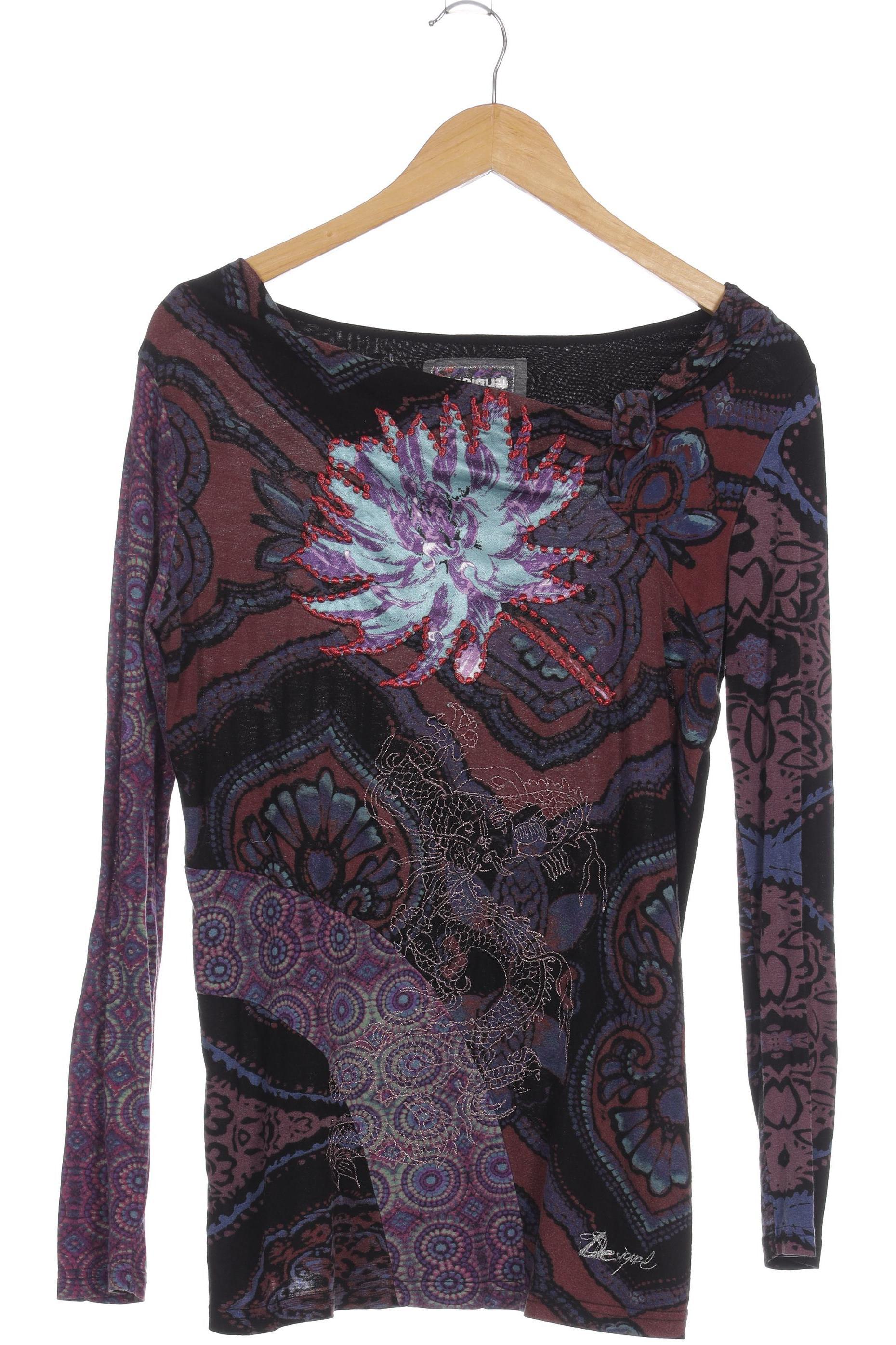 

Desigual Damen Langarmshirt, lila, Gr.