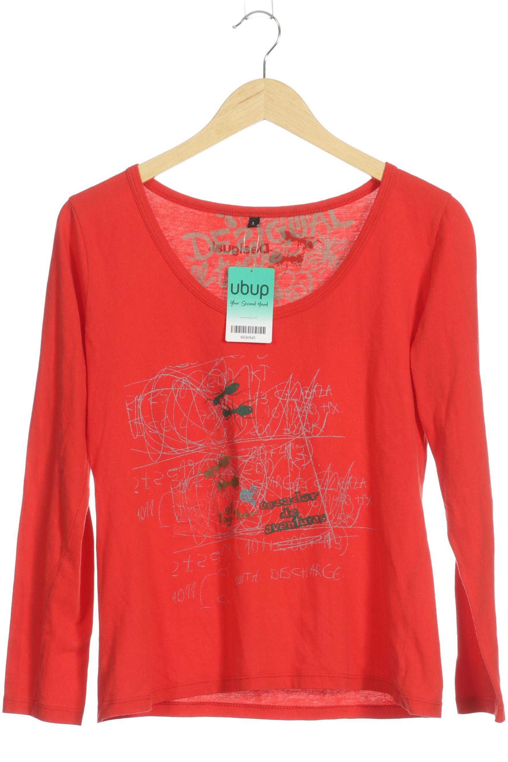 

Desigual Damen Langarmshirt, rot, Gr.