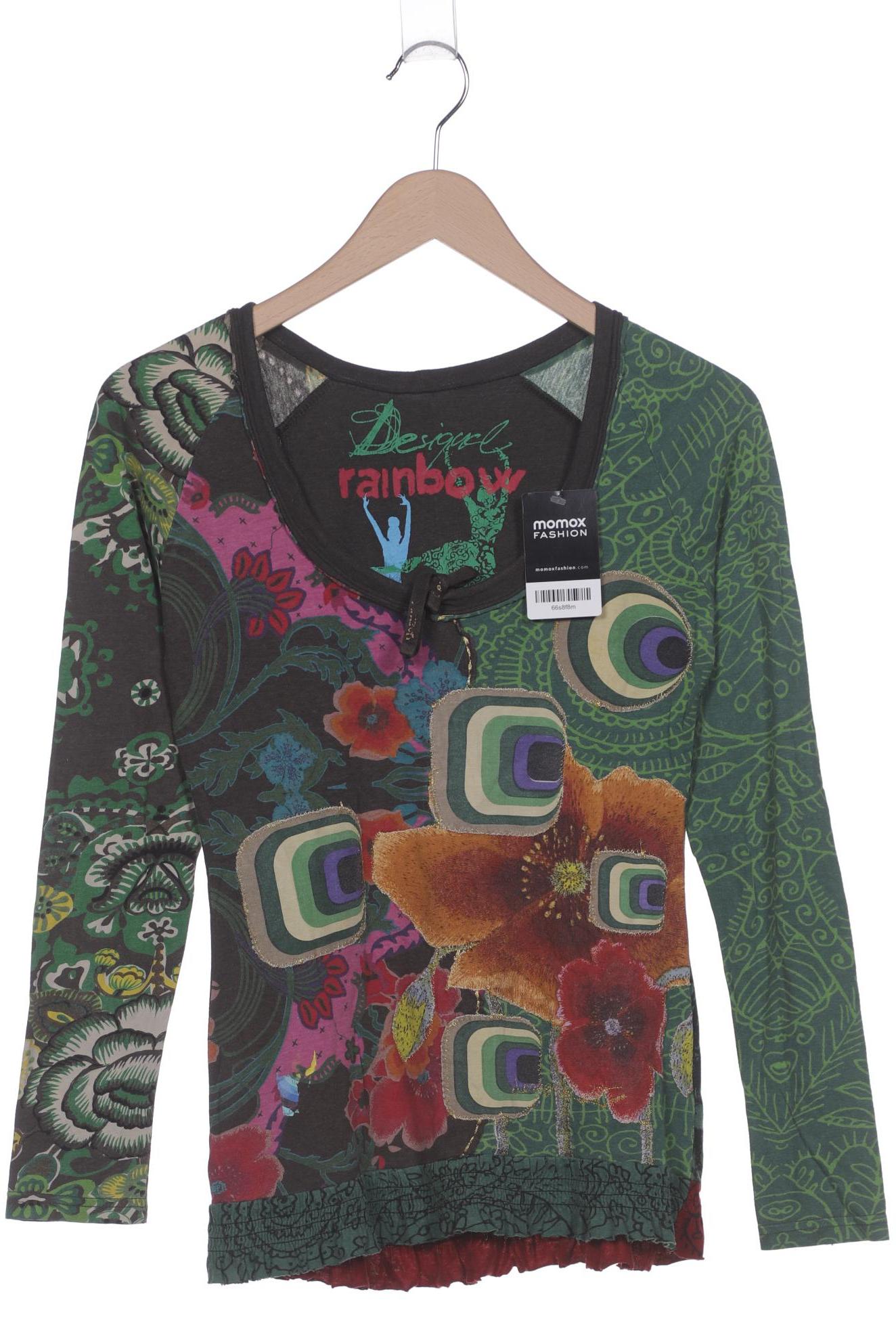 

Desigual Damen Langarmshirt, grün, Gr. 36