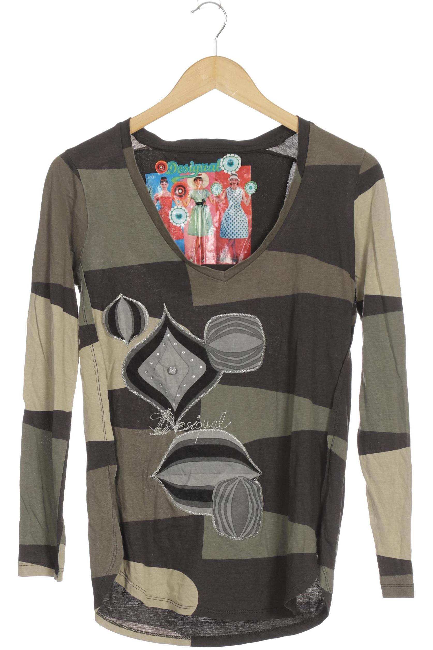 

Desigual Damen Langarmshirt, braun, Gr. 36