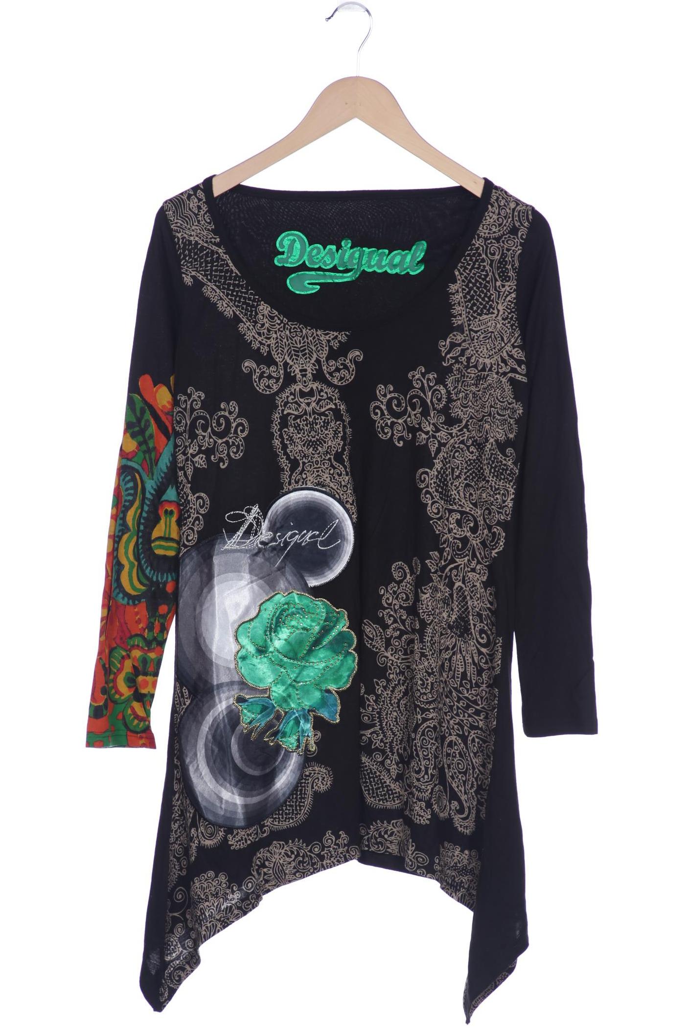 

Desigual Damen Langarmshirt, schwarz, Gr. 42