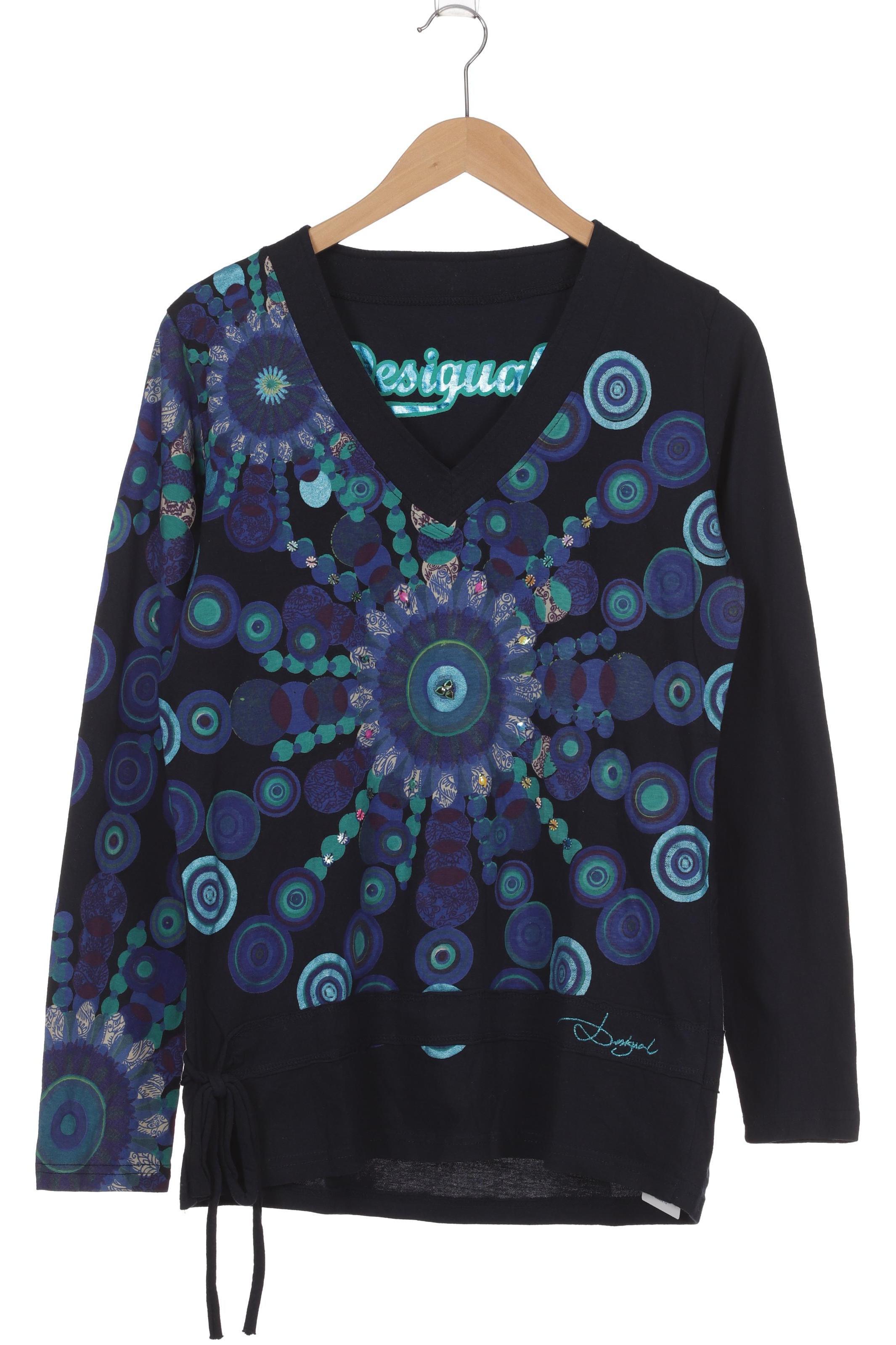 

Desigual Damen Langarmshirt, blau, Gr.