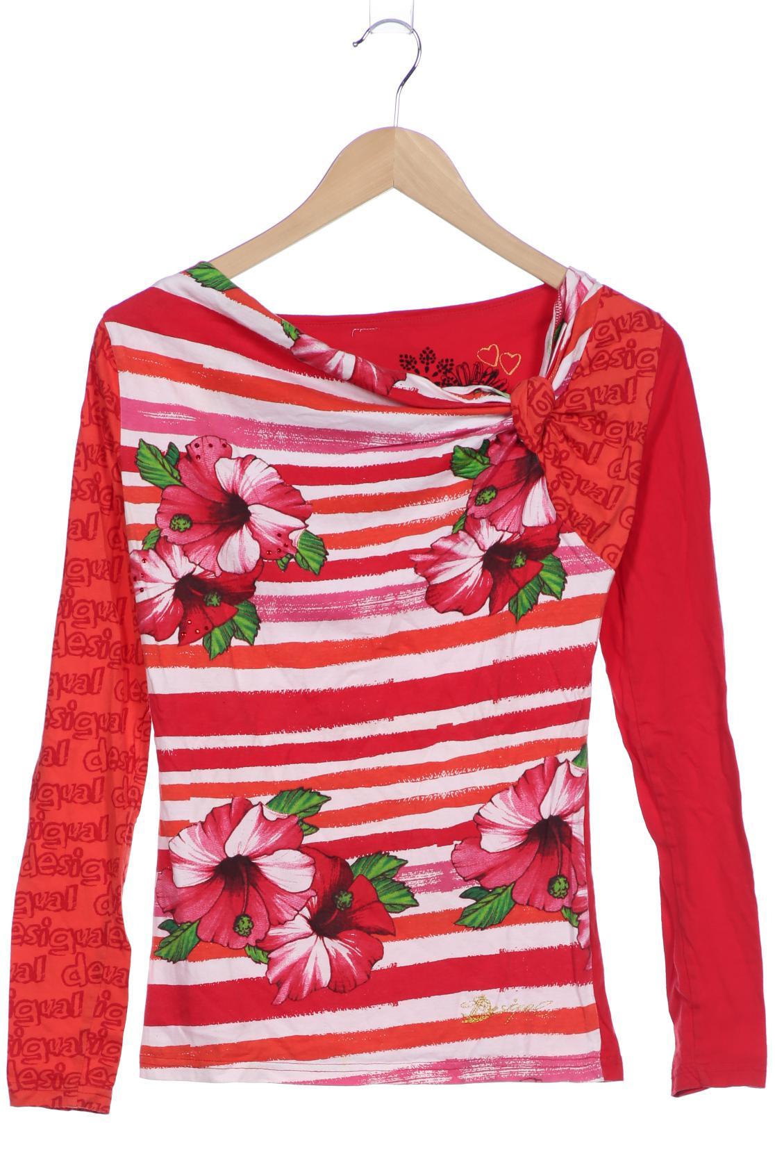 

Desigual Damen Langarmshirt, rot, Gr. 34