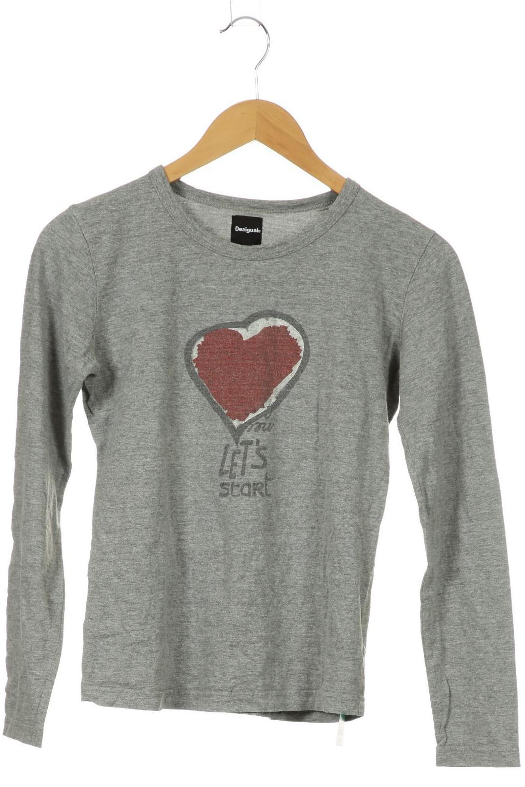 

Desigual Damen Langarmshirt, grau, Gr.