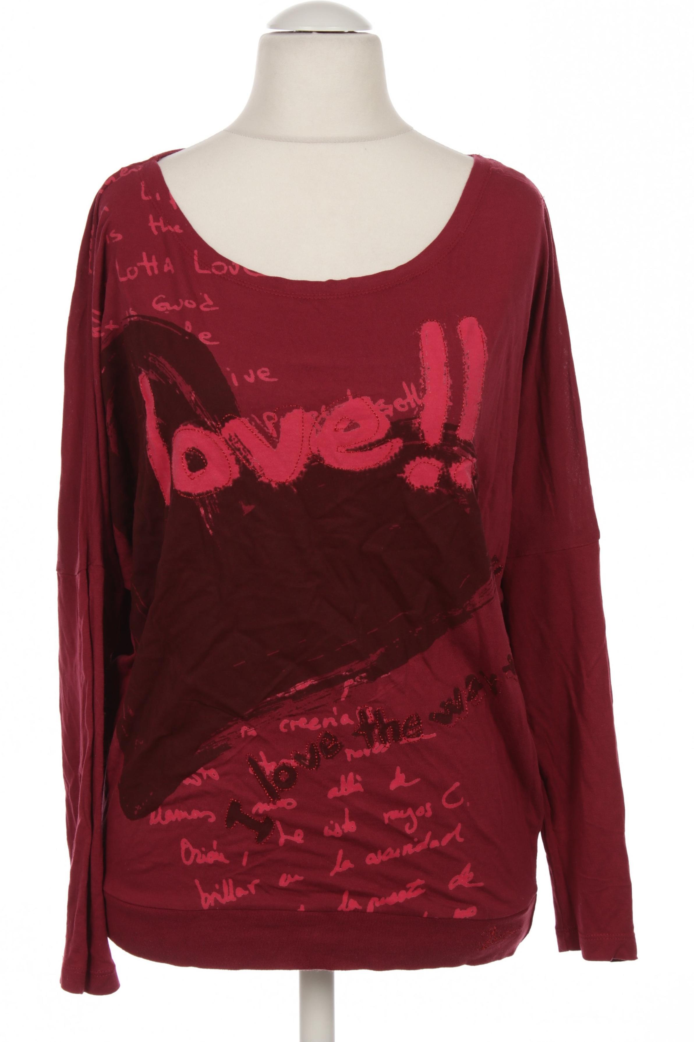 

Desigual Damen Langarmshirt, rot, Gr.