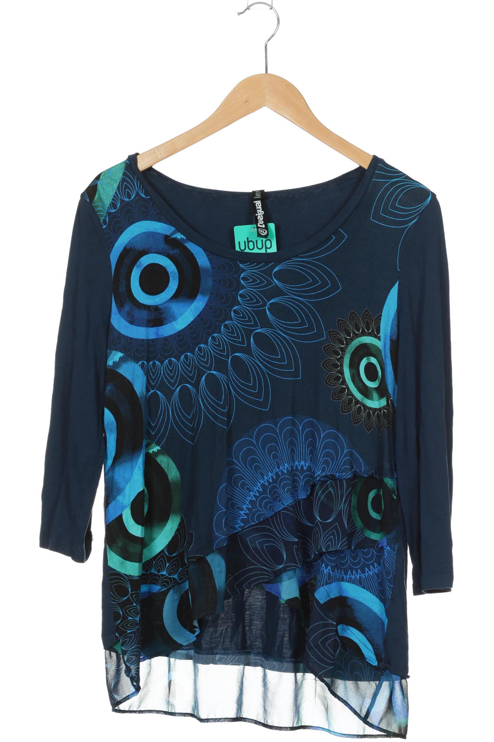 

Desigual Damen Langarmshirt, blau, Gr.