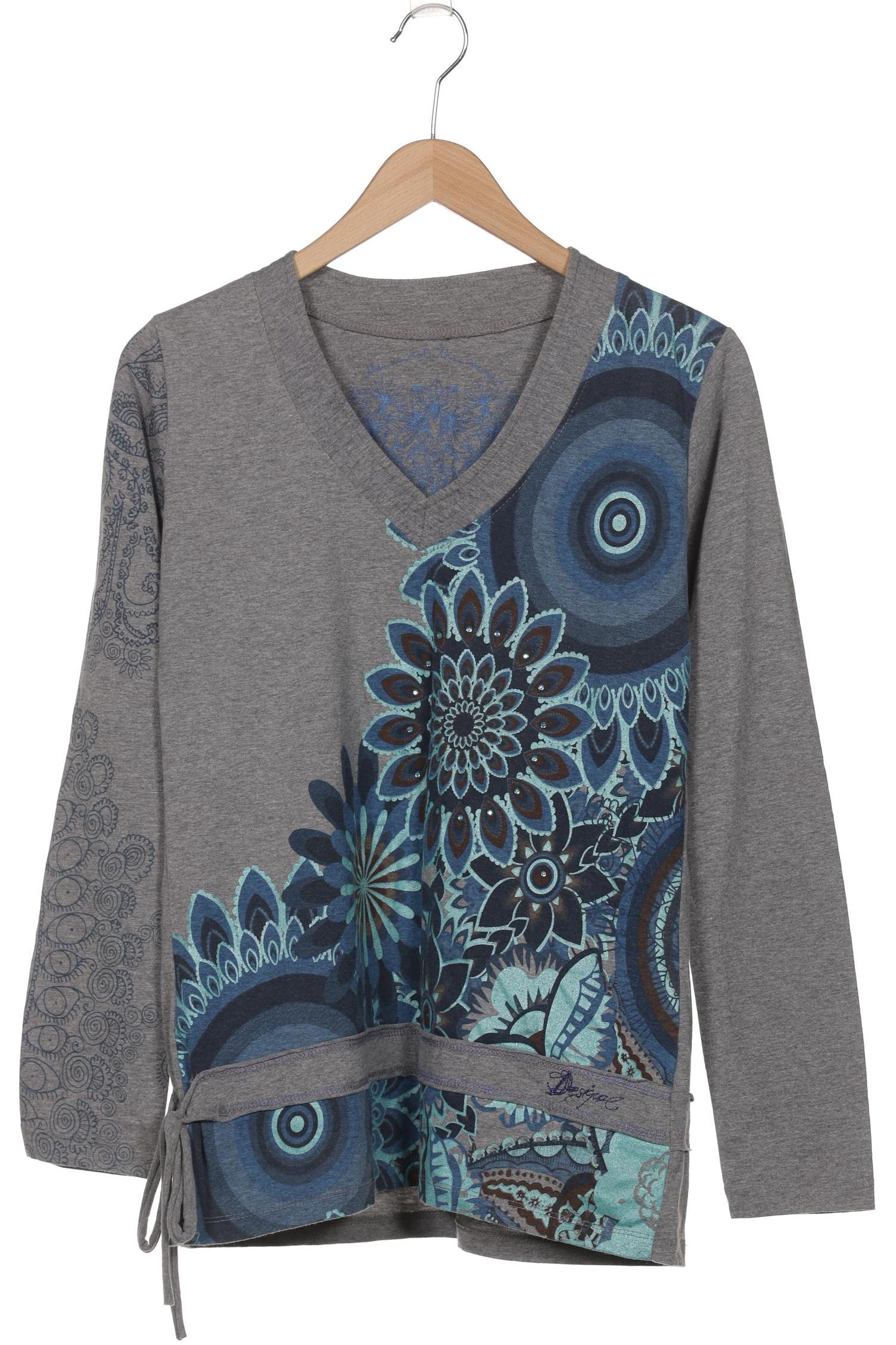 

Desigual Damen Langarmshirt, grau, Gr. 44